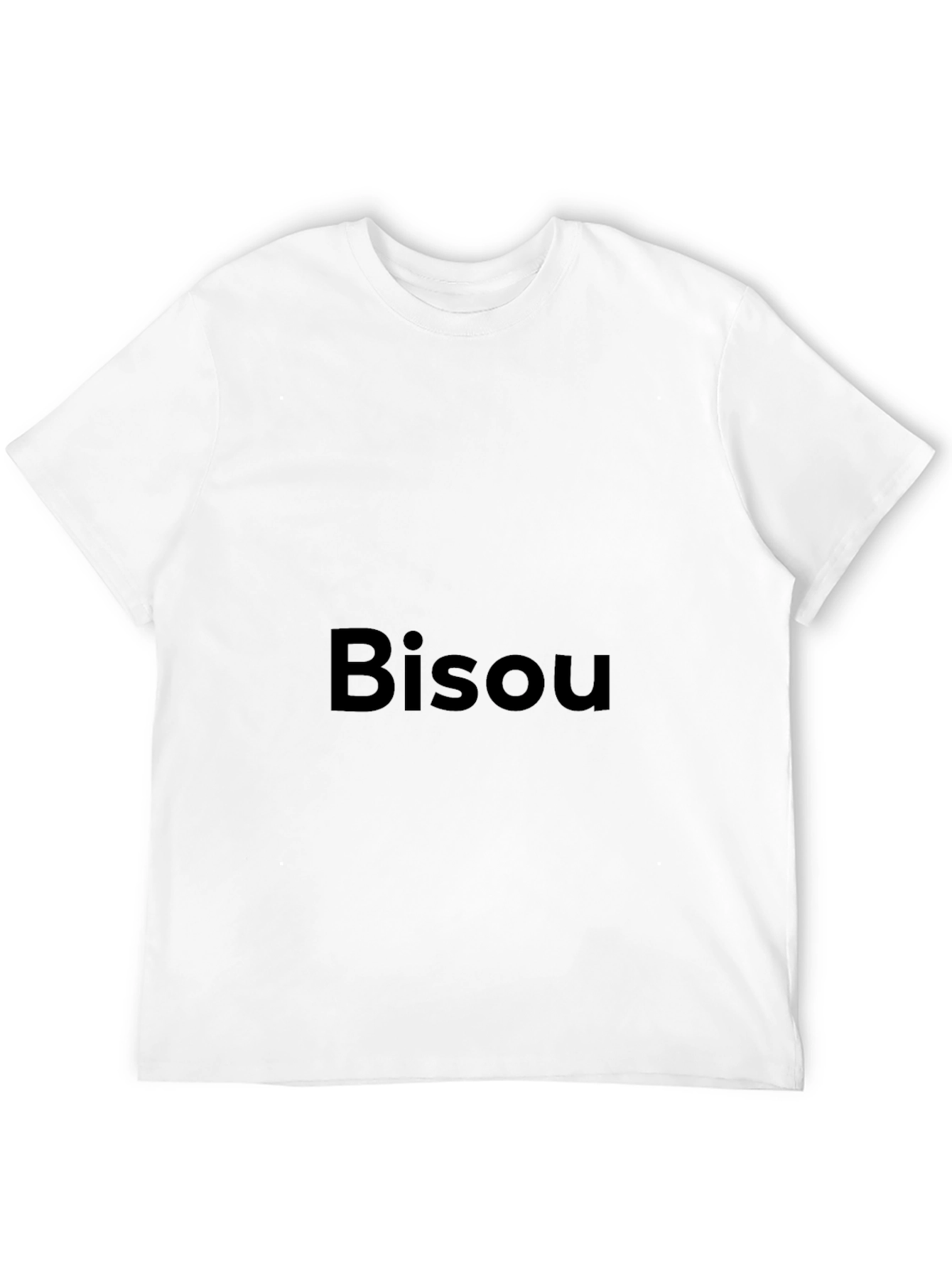 Bisou Graphic Tee - Stylish Black Cotton T-Shirt