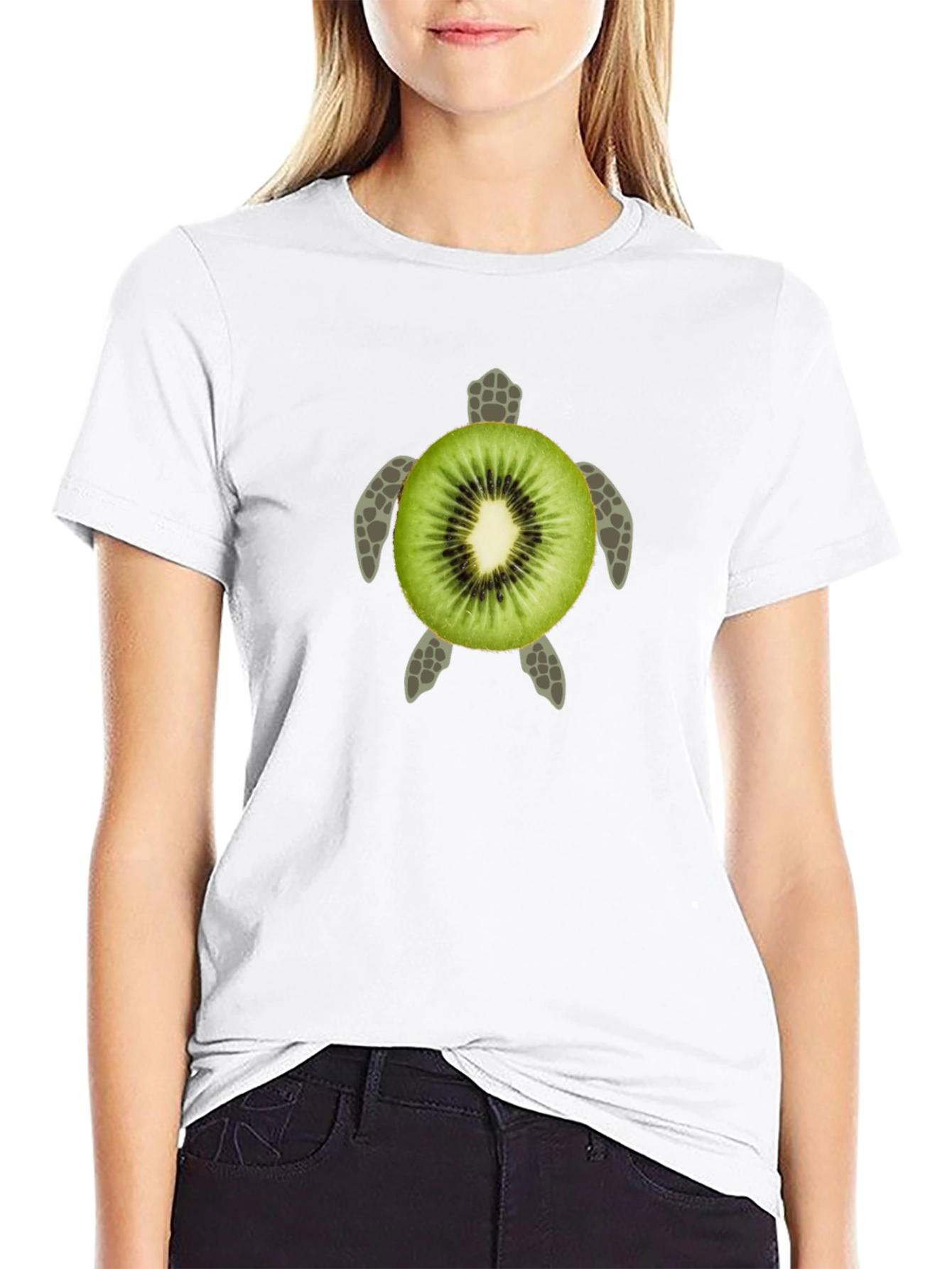Kiwi Turtle Graphic Tee - Unique Design