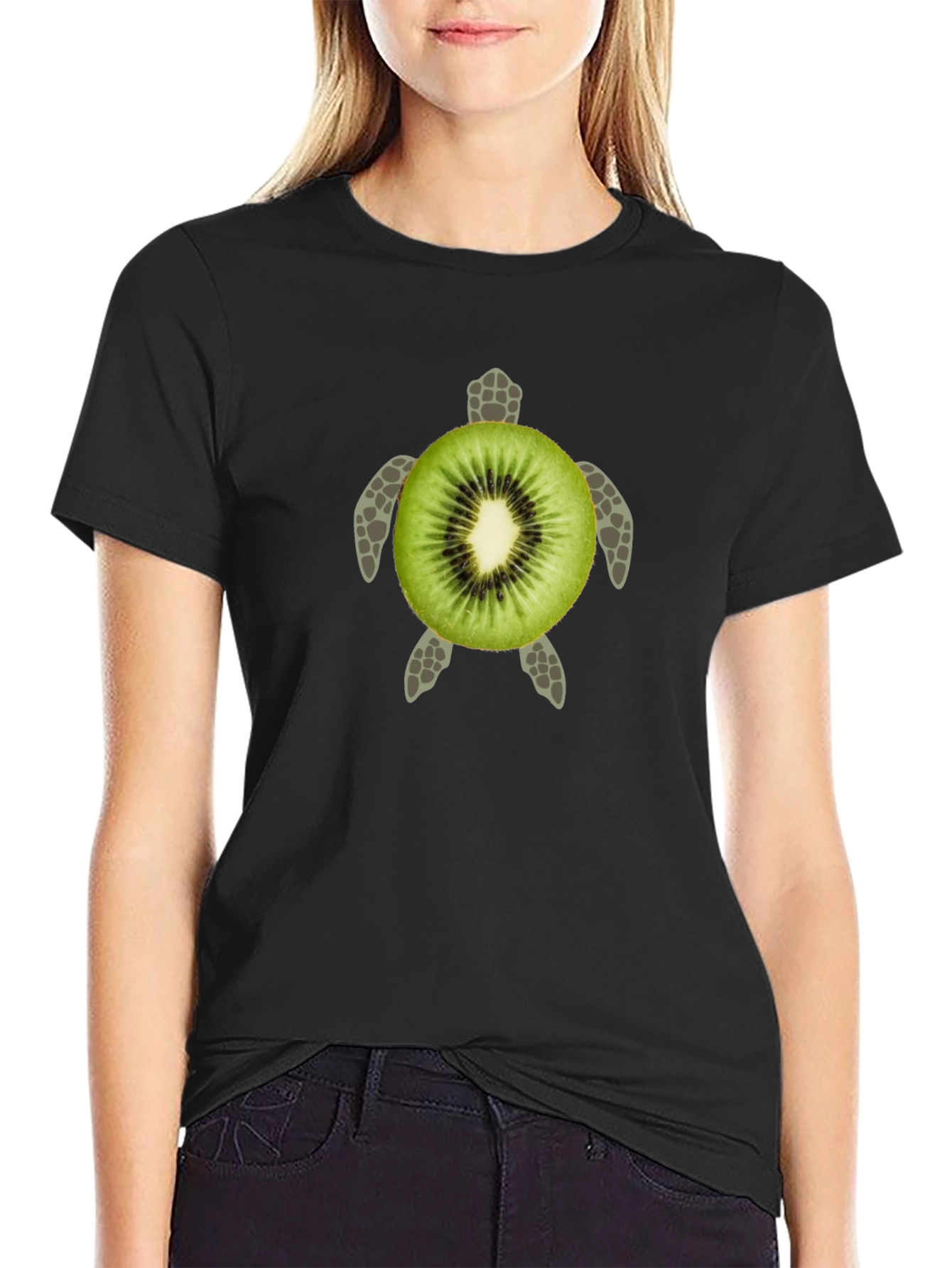 Kiwi Turtle Graphic Tee - Unique Design