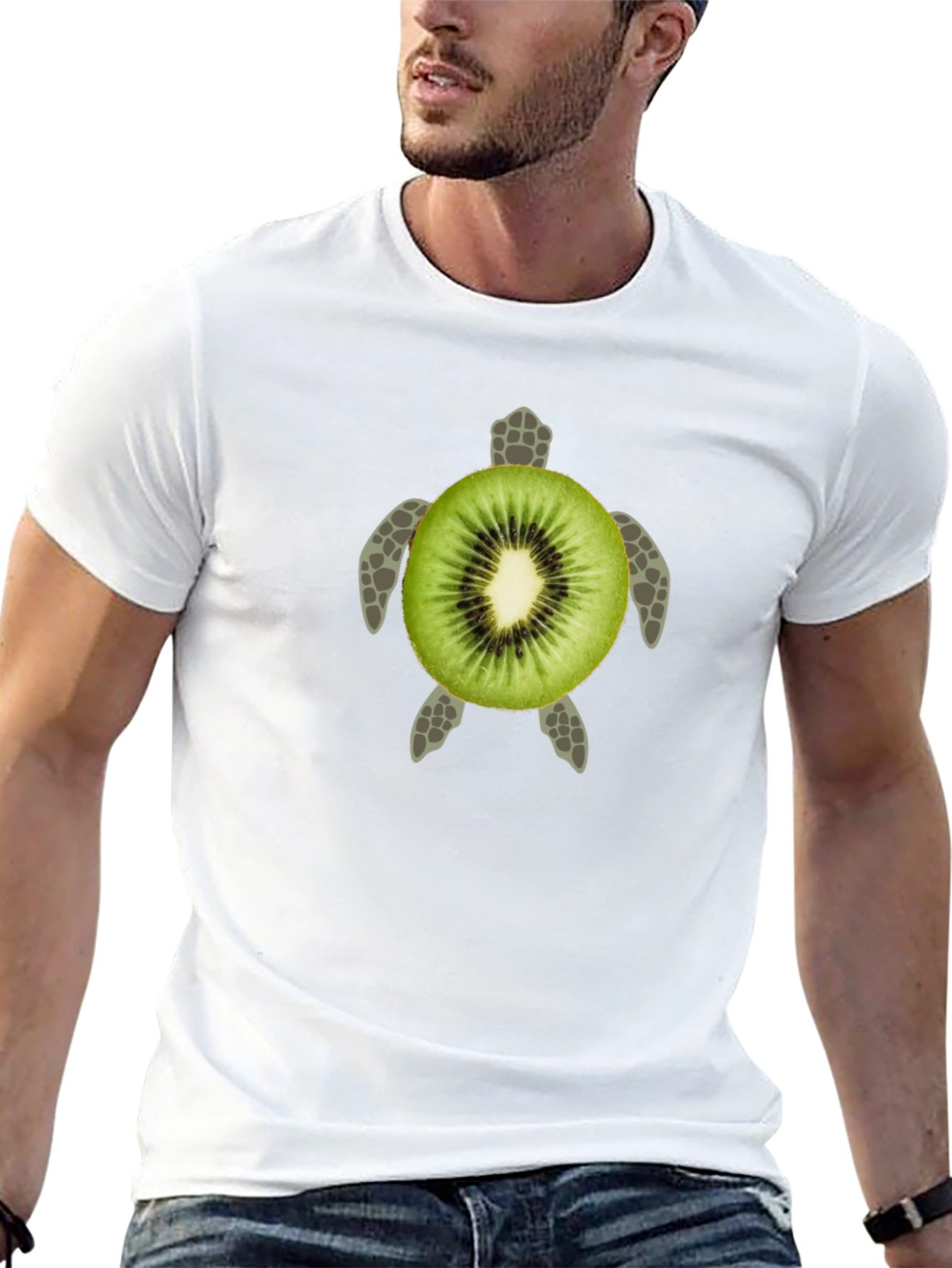 Kiwi Turtle Graphic Tee - Unique Design