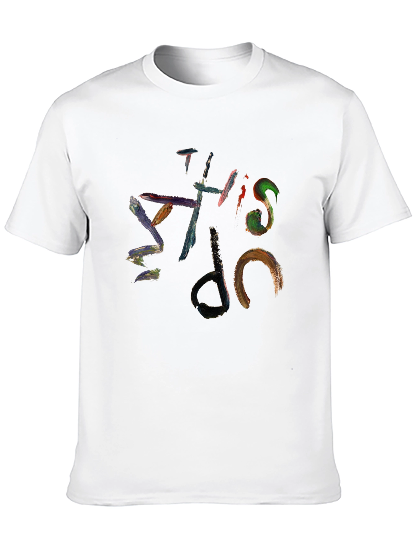 Abstract Graffiti Style Cotton T-Shirt