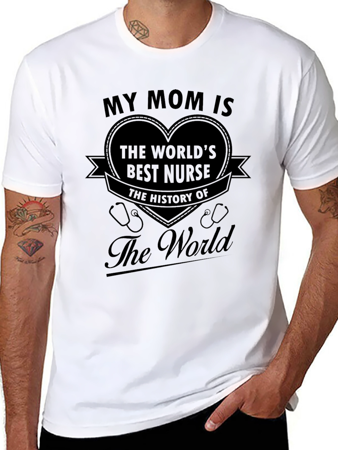 My Mom is the Worlds Best Nurse T-Shirt