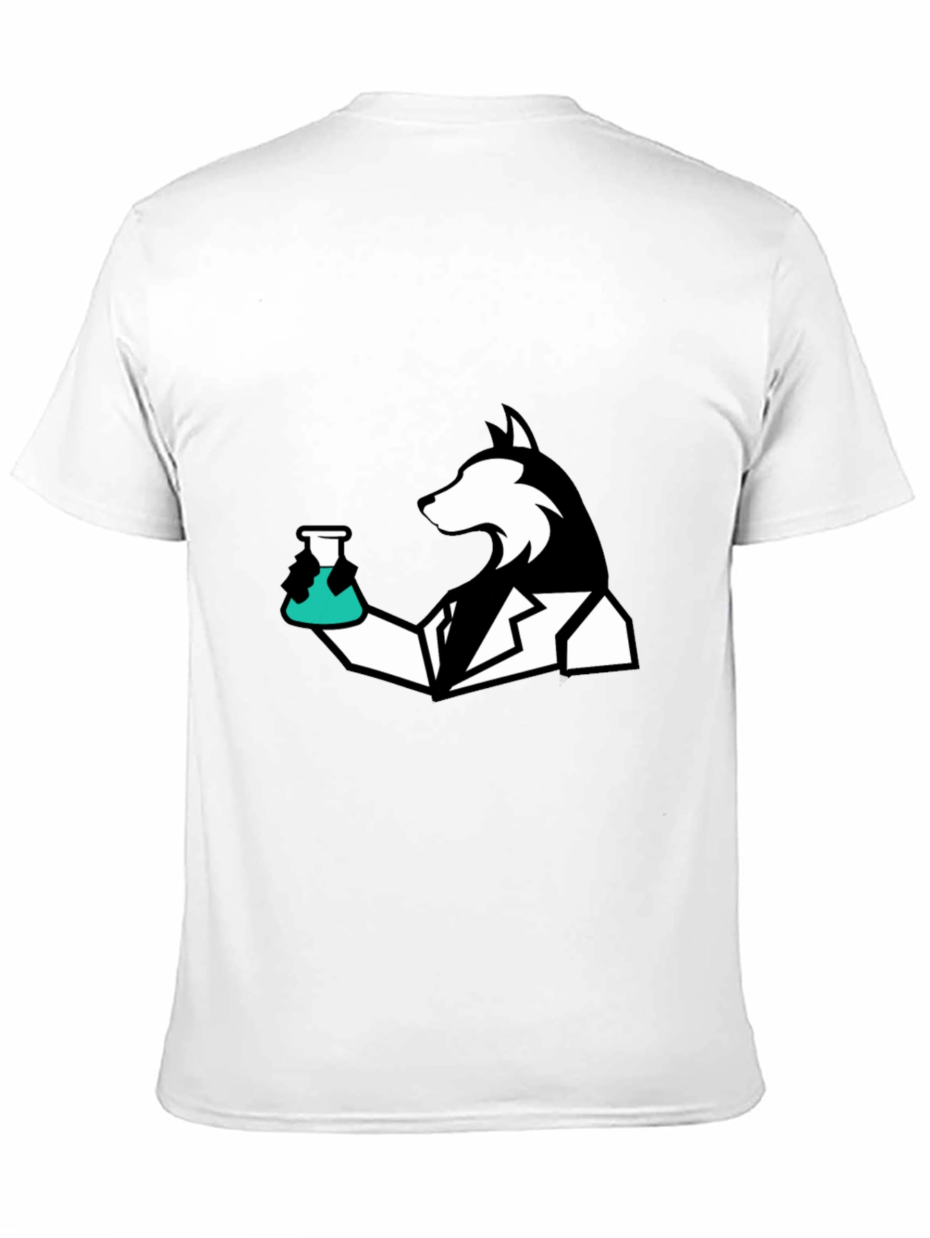 Cool Scientist Husky Graphic T-Shirt