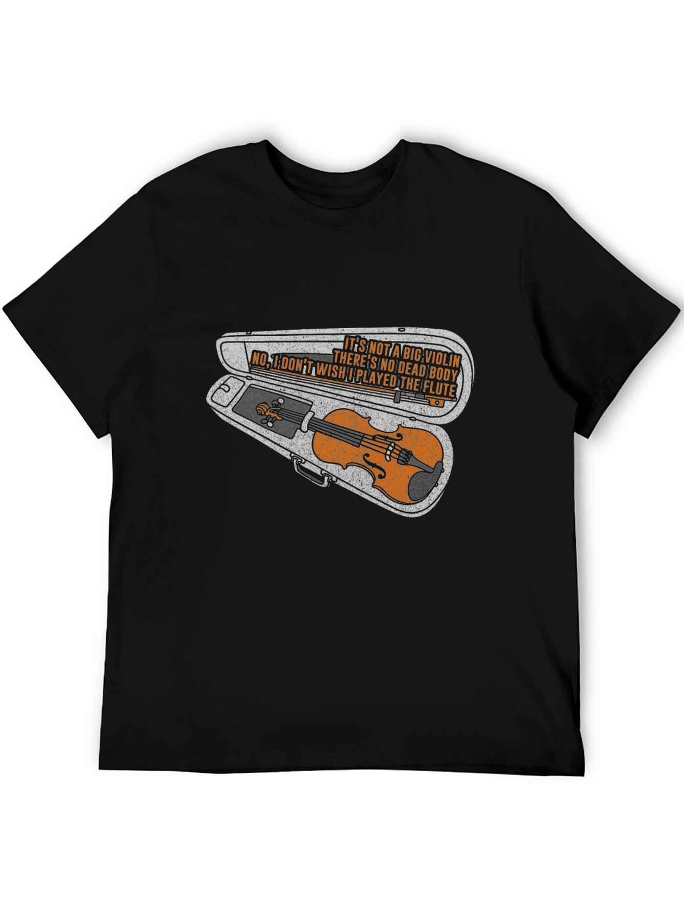 Violin Case T-Shirt: Flute Player