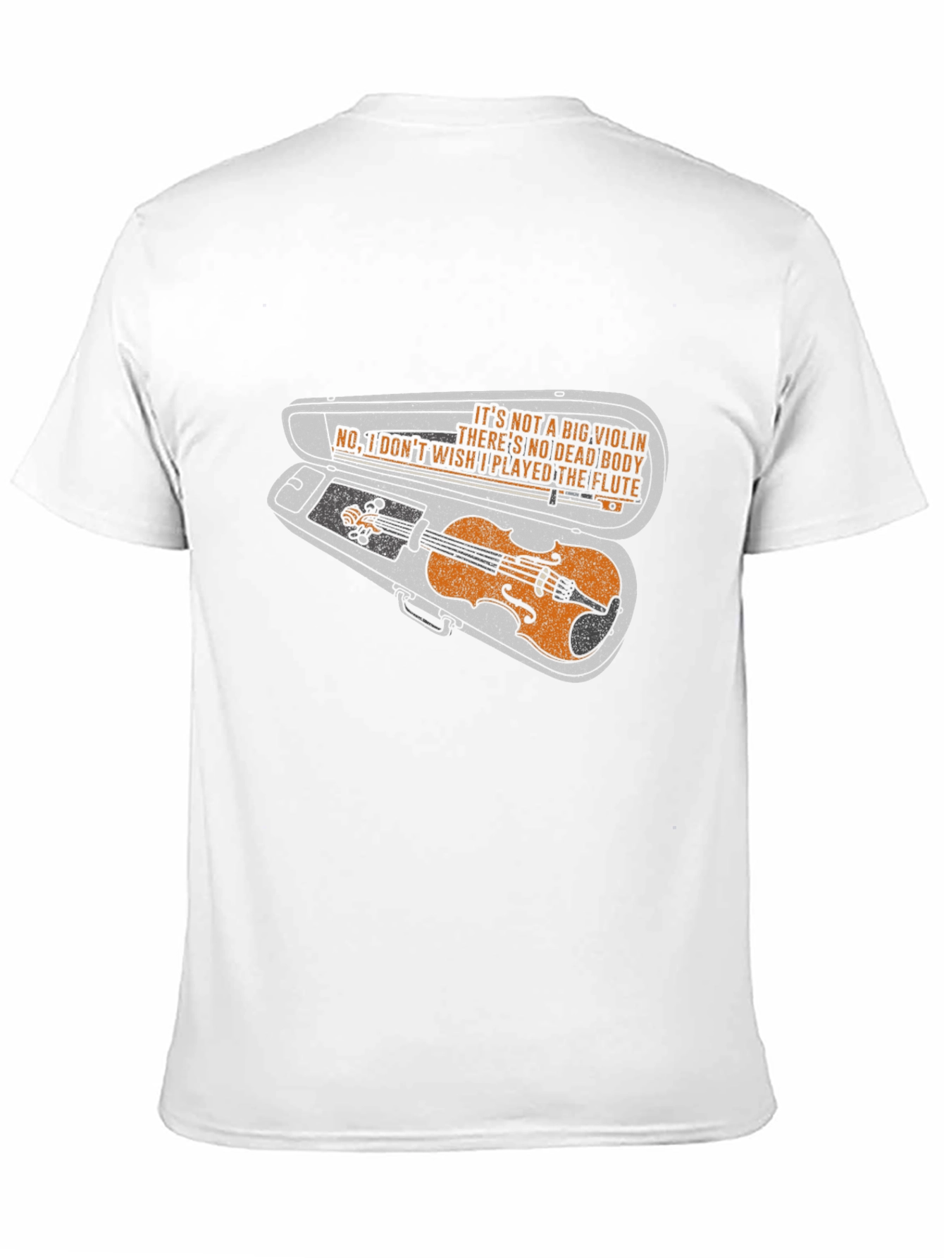 Violin Case T-Shirt: Flute Player