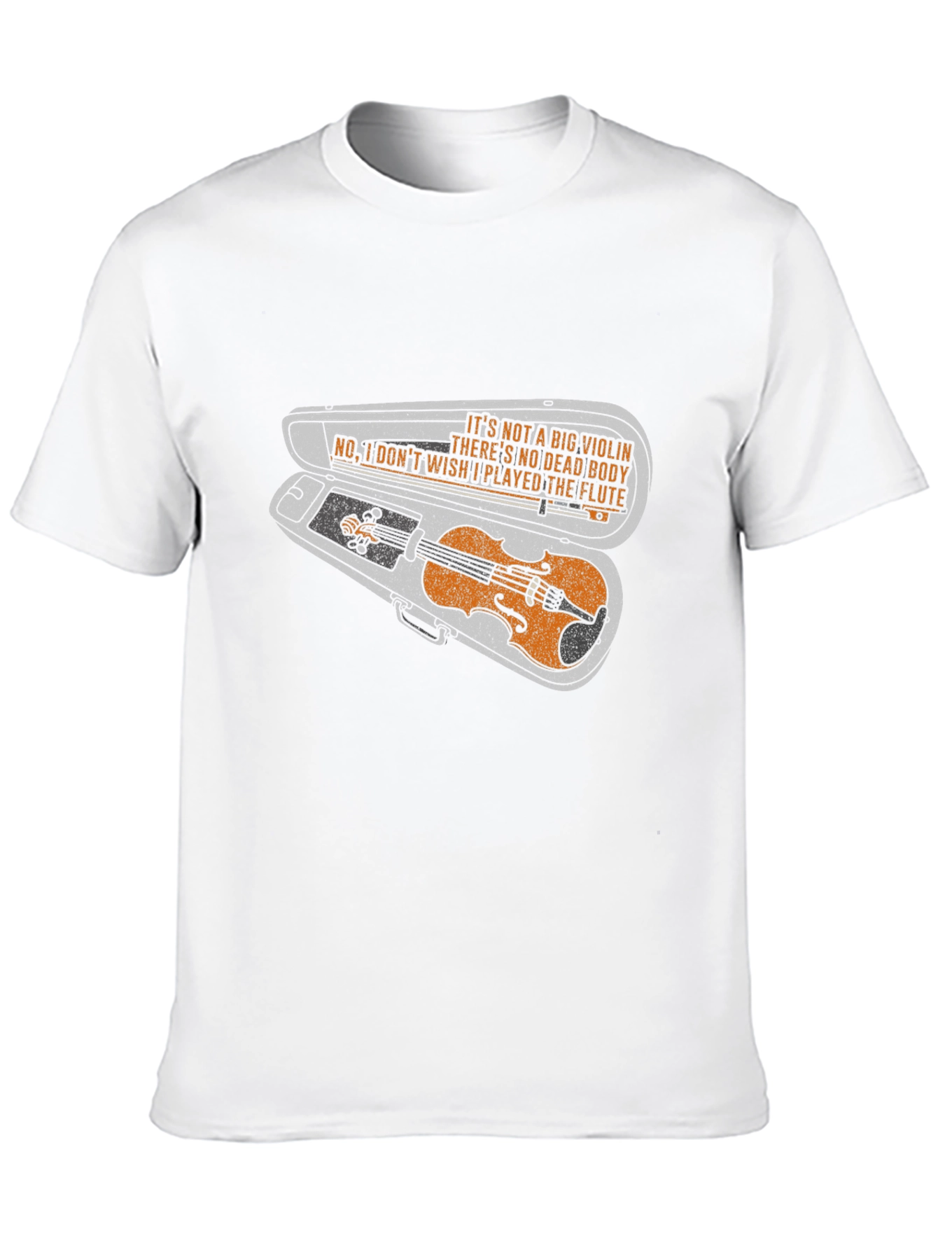 Violin Case T-Shirt: Flute Player