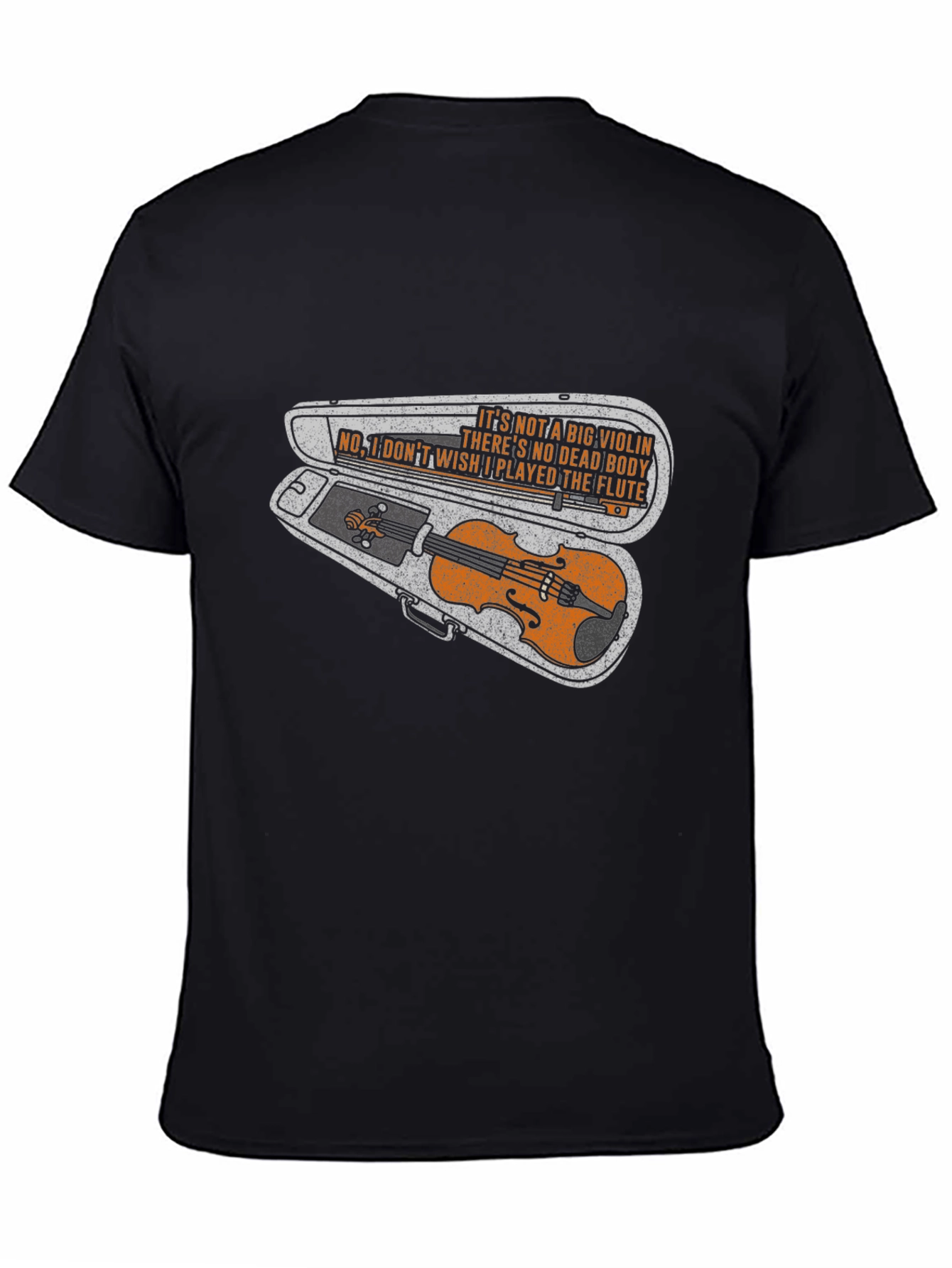 Violin Case T-Shirt: Flute Player