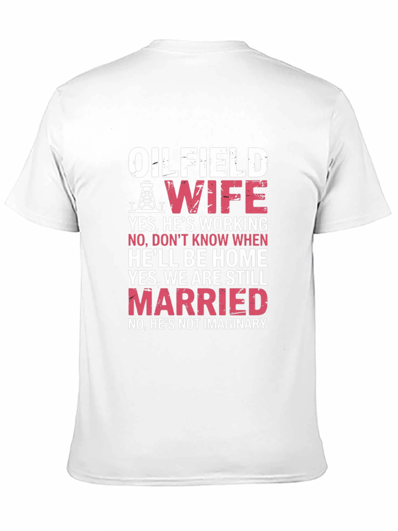 Oilfield Wife Graphic Tee - Black Cotton Blend