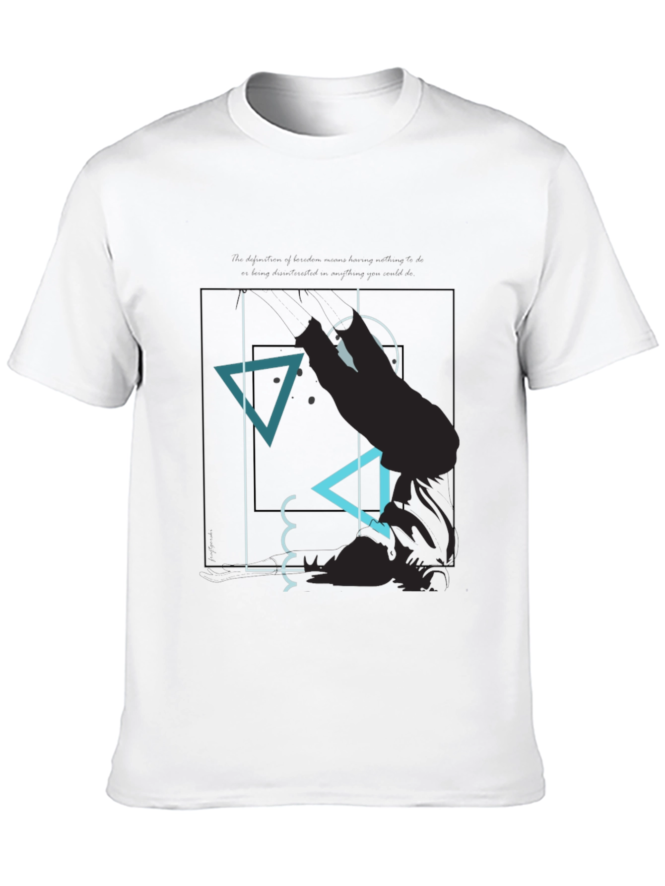 Abstract Graphic Tee - Modern Mens T-Shirt