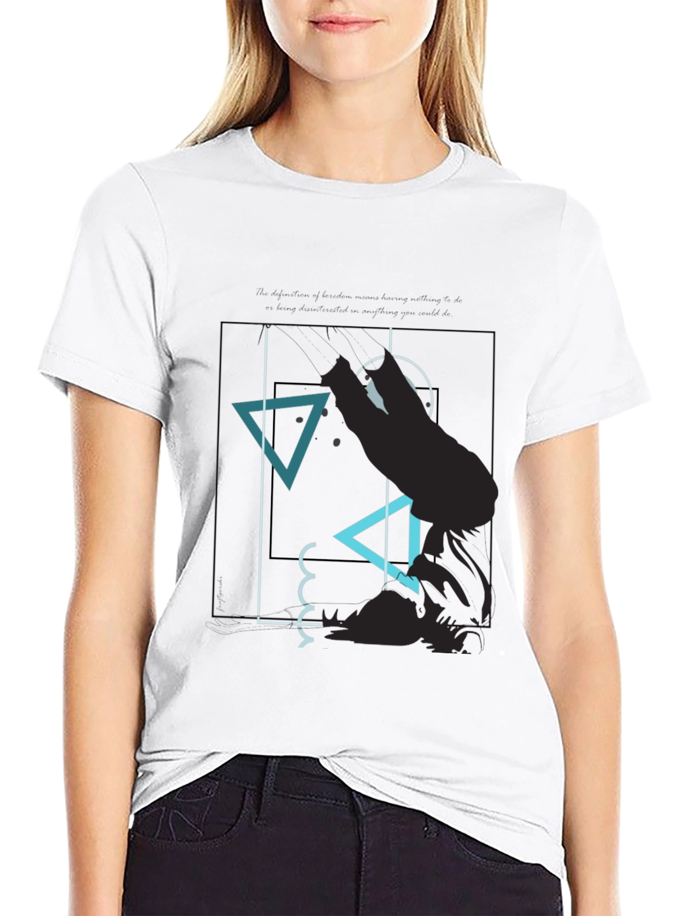 Abstract Graphic Tee - Modern Mens T-Shirt