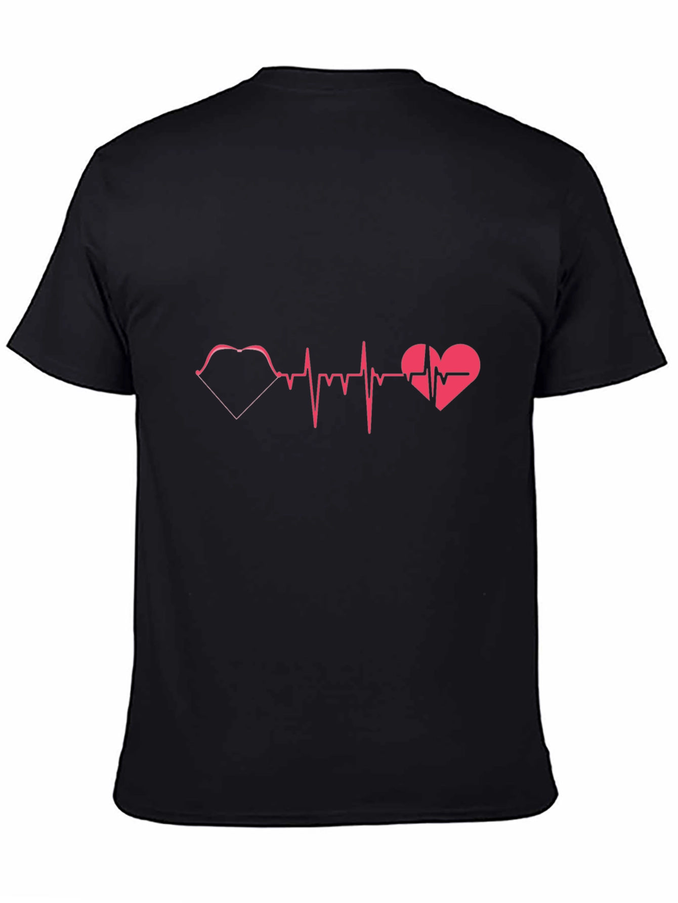 Heartbeat Heart Love Graphic T-Shirt