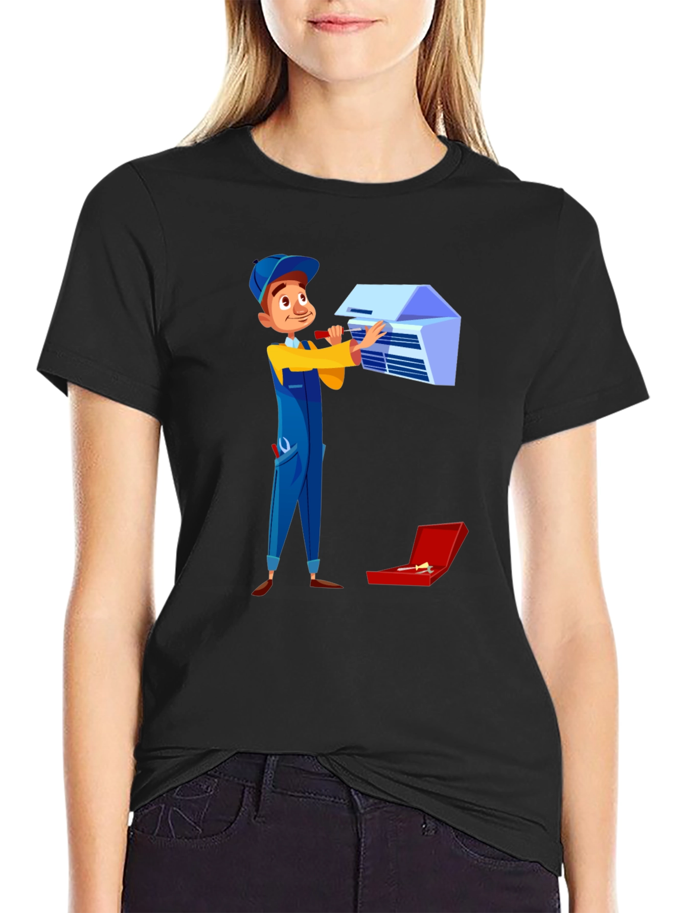 Air Conditioner Repairman Graphic Tee