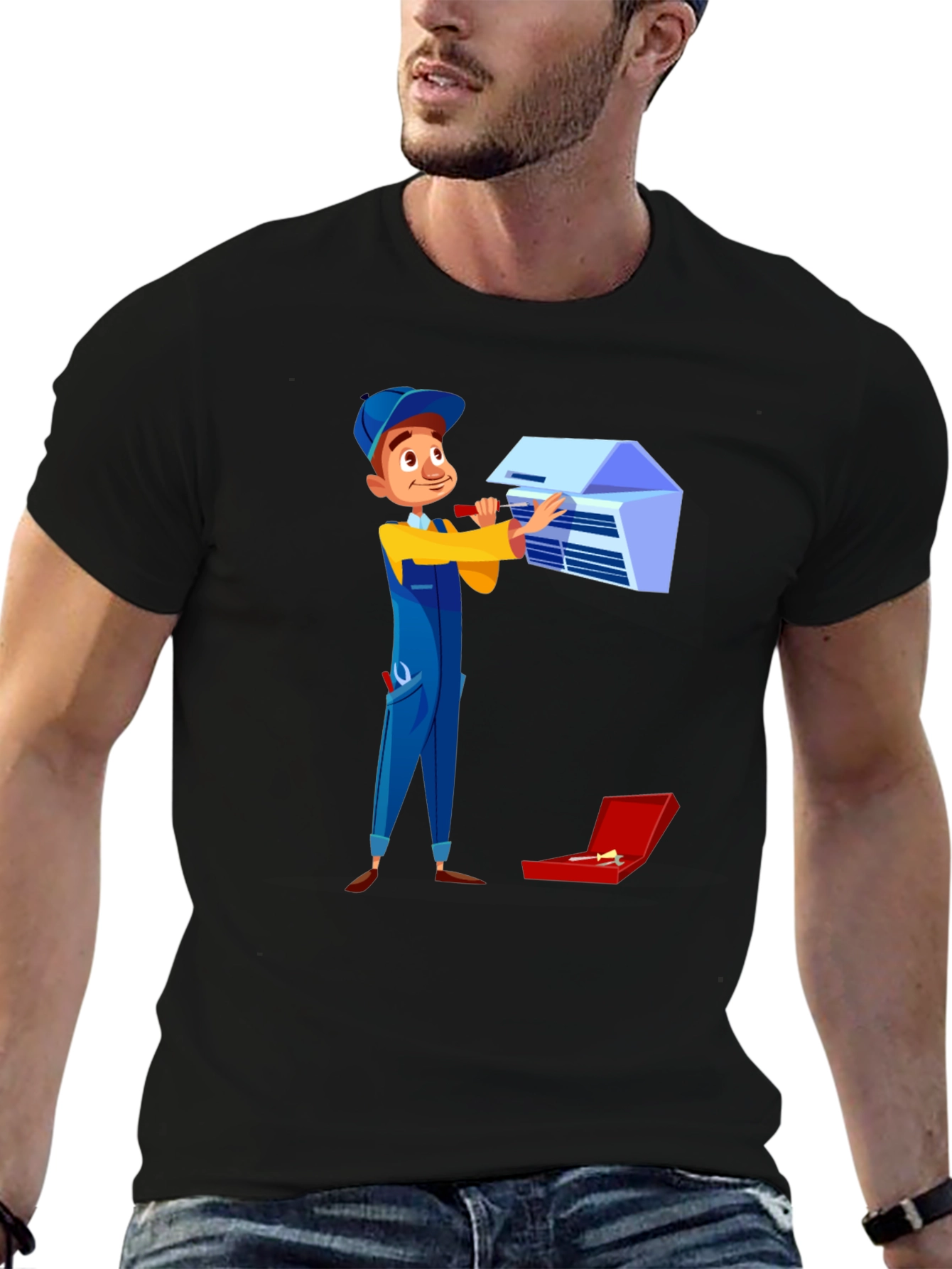 Air Conditioner Repairman Graphic Tee