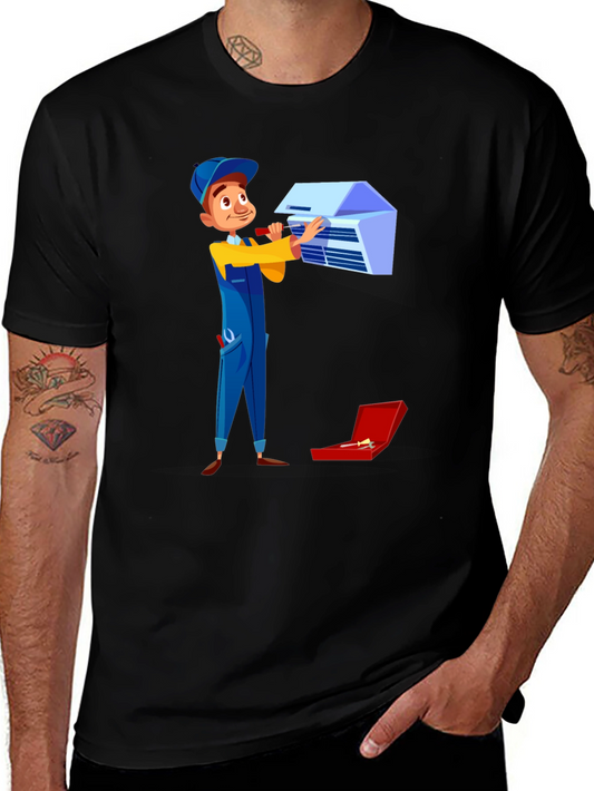Air Conditioner Repairman Graphic Tee