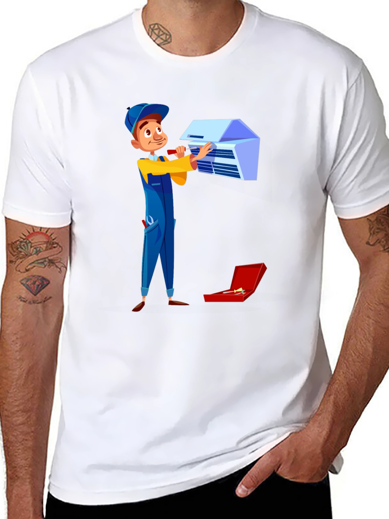 Air Conditioner Repairman Graphic Tee