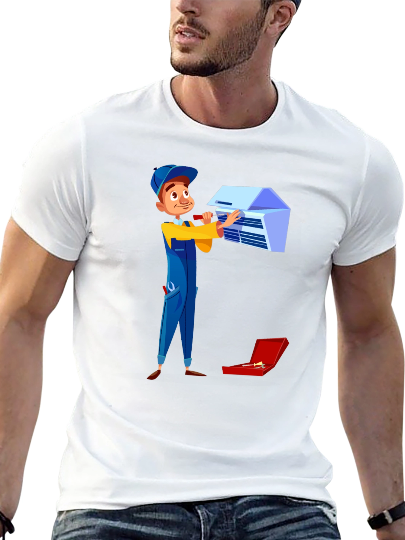 Air Conditioner Repairman Graphic Tee