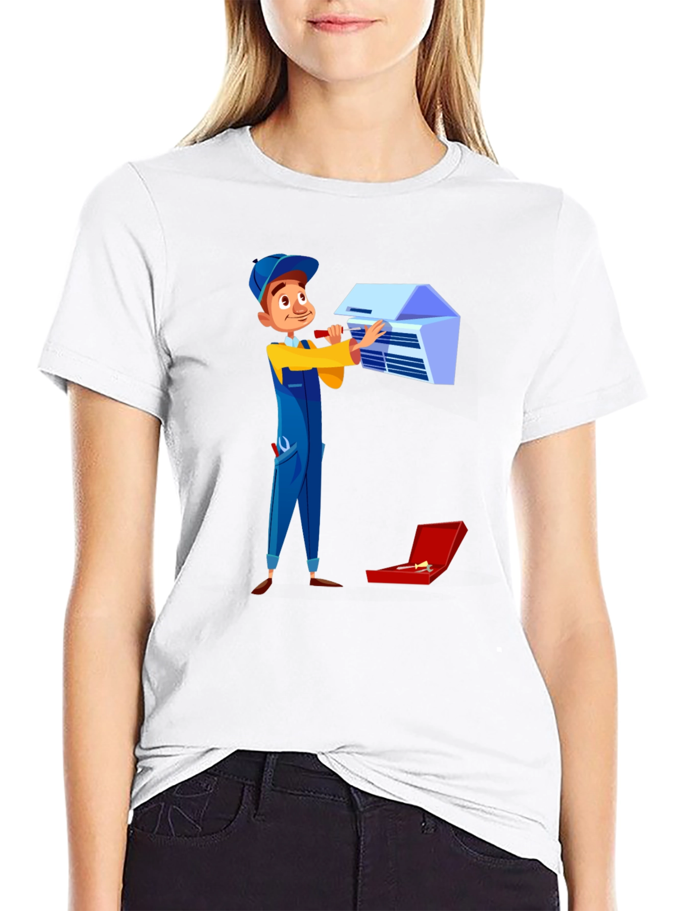 Air Conditioner Repairman Graphic Tee