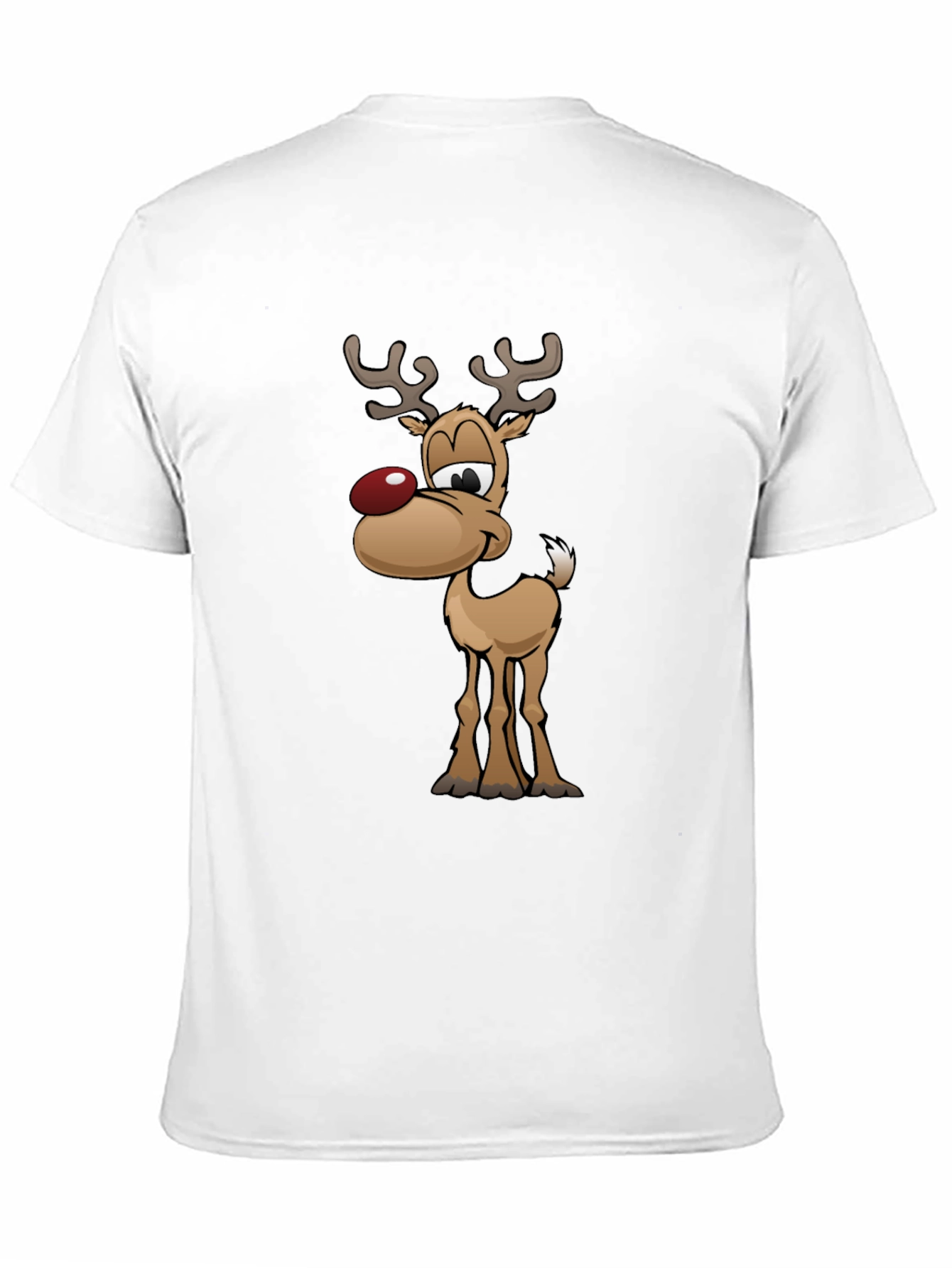 Festive Reindeer Graphic Tee - Holiday Fun!
