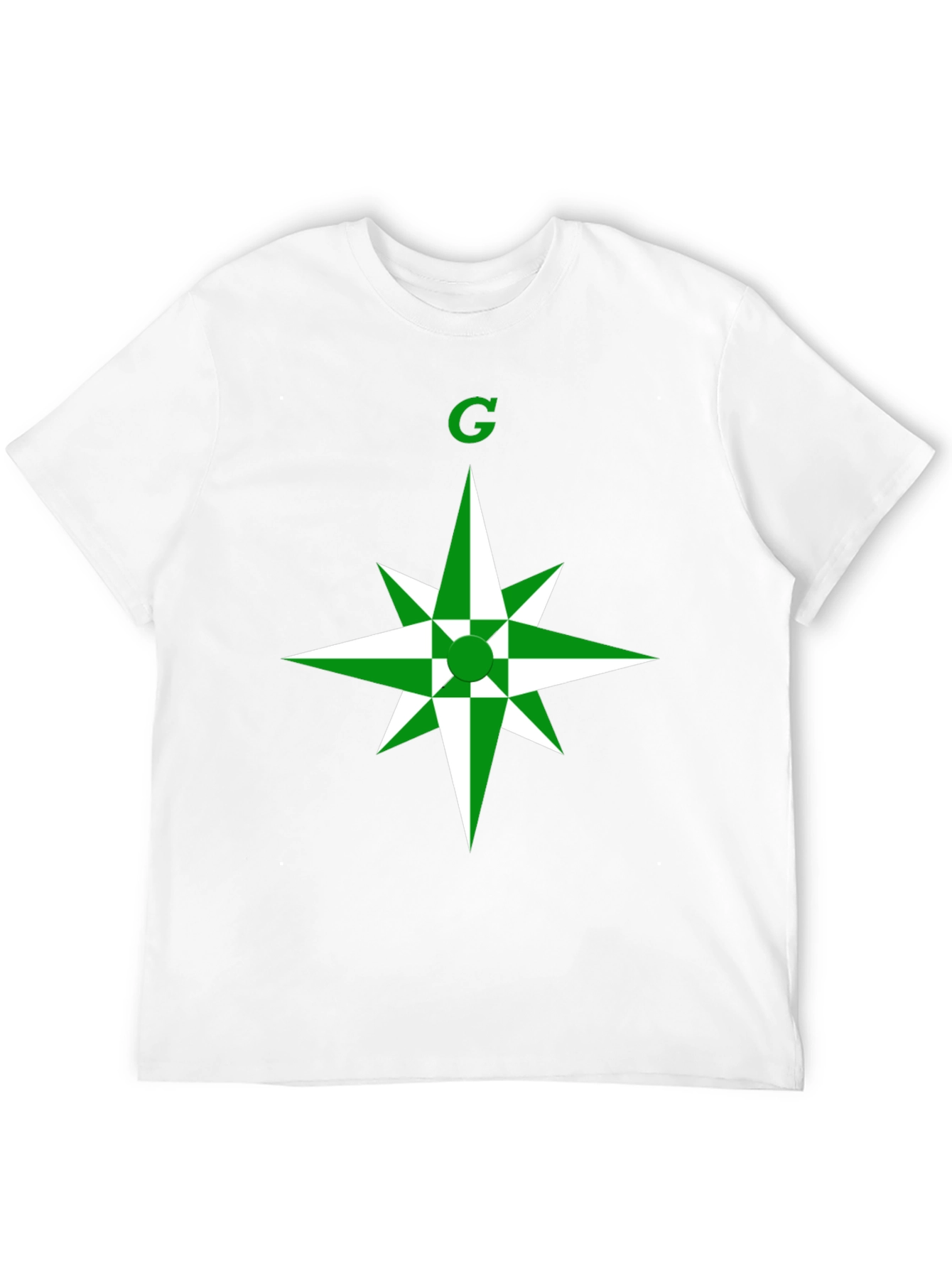 Green Star Graphic T-Shirt - Modern Casual Wear