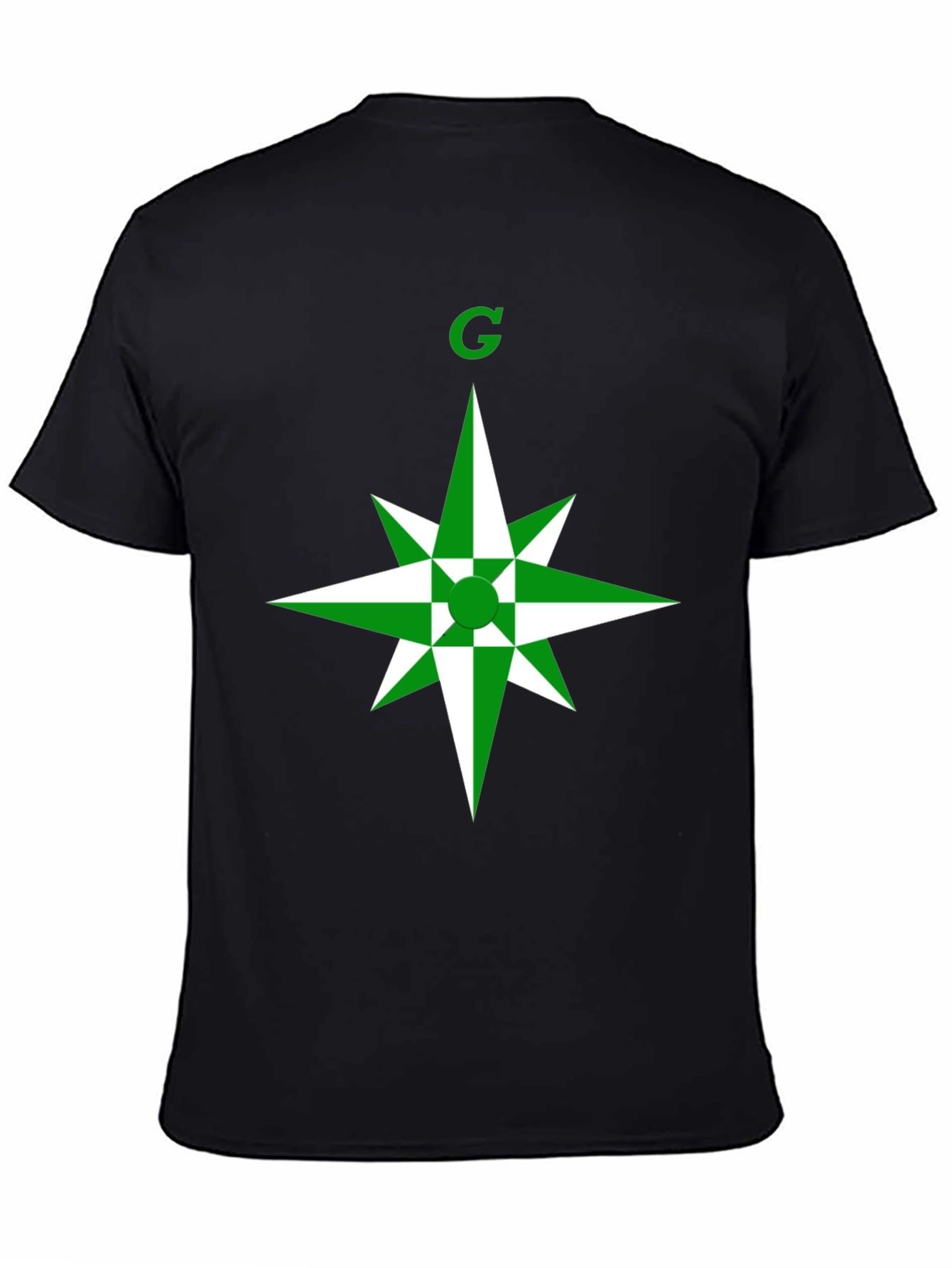 Green Star Graphic T-Shirt - Modern Casual Wear