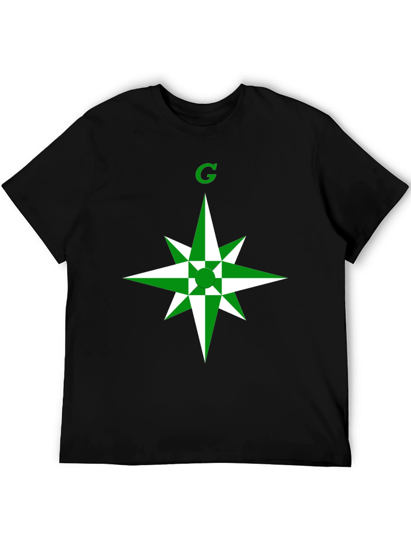Green Star Graphic T-Shirt - Modern Casual Wear