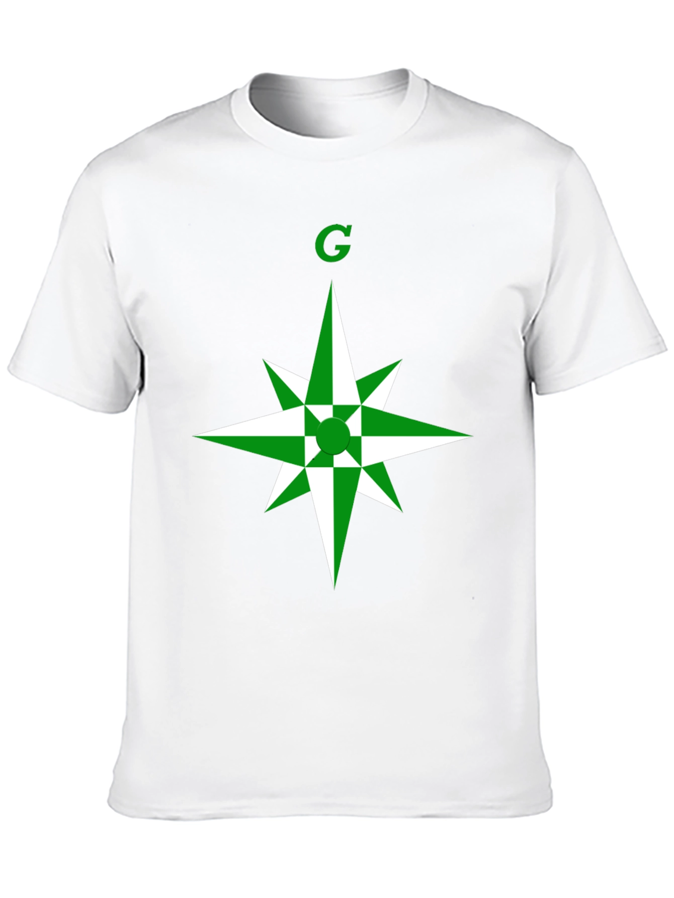Green Star Graphic T-Shirt - Modern Casual Wear