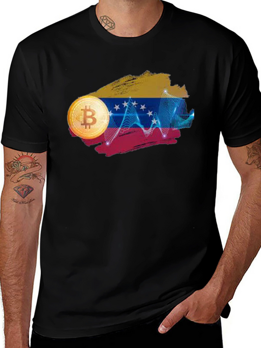 Venezuela Bitcoin Graphic Tee - Crypto Currency T-Shirt