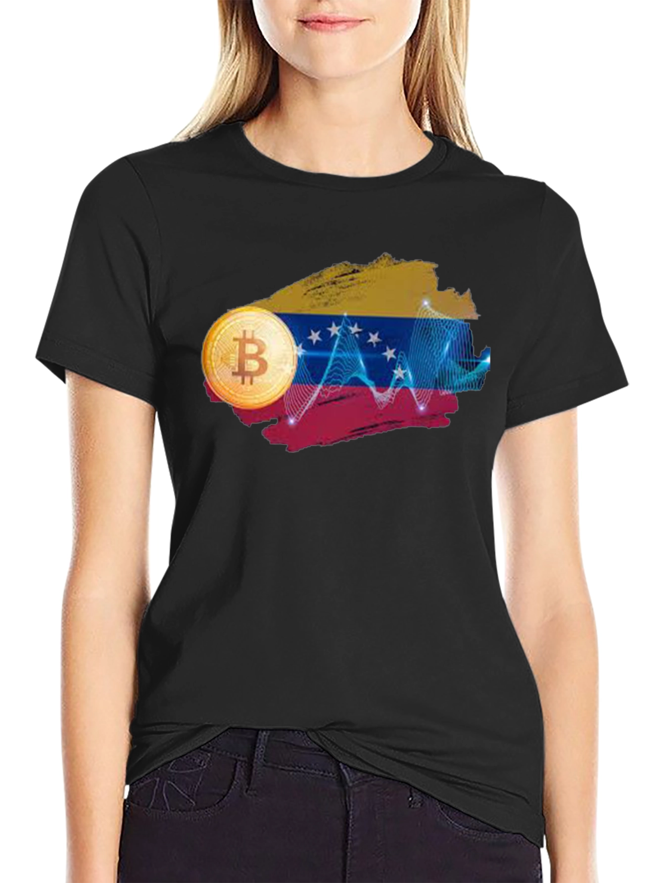 Venezuela Bitcoin Graphic Tee - Crypto Currency T-Shirt