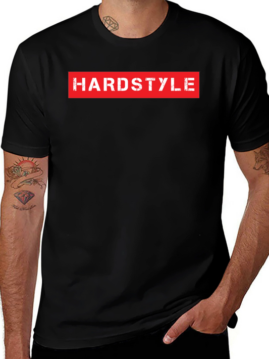 Hardstyle Graphic Tee - Black Crew Neck T-Shirt