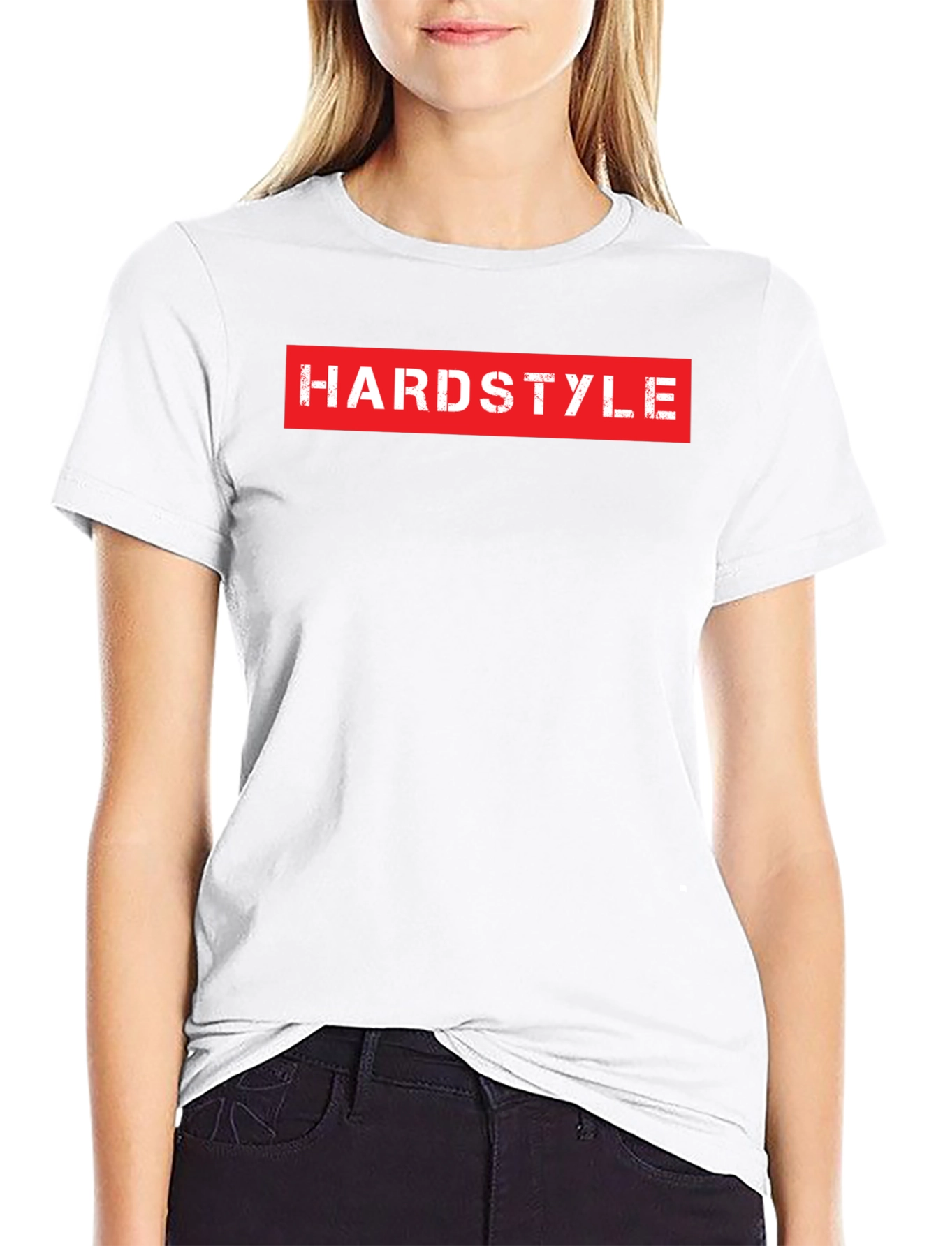 Hardstyle Graphic Tee - Black Crew Neck T-Shirt