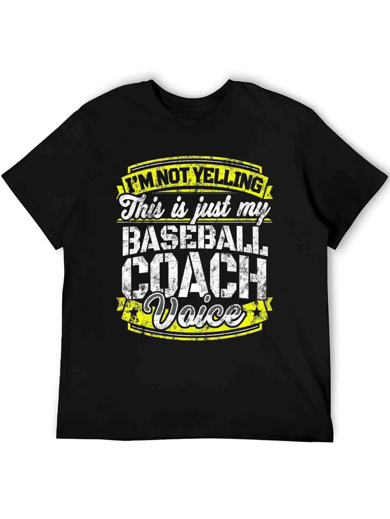 Baseball Coach Voice Graphic T-Shirt