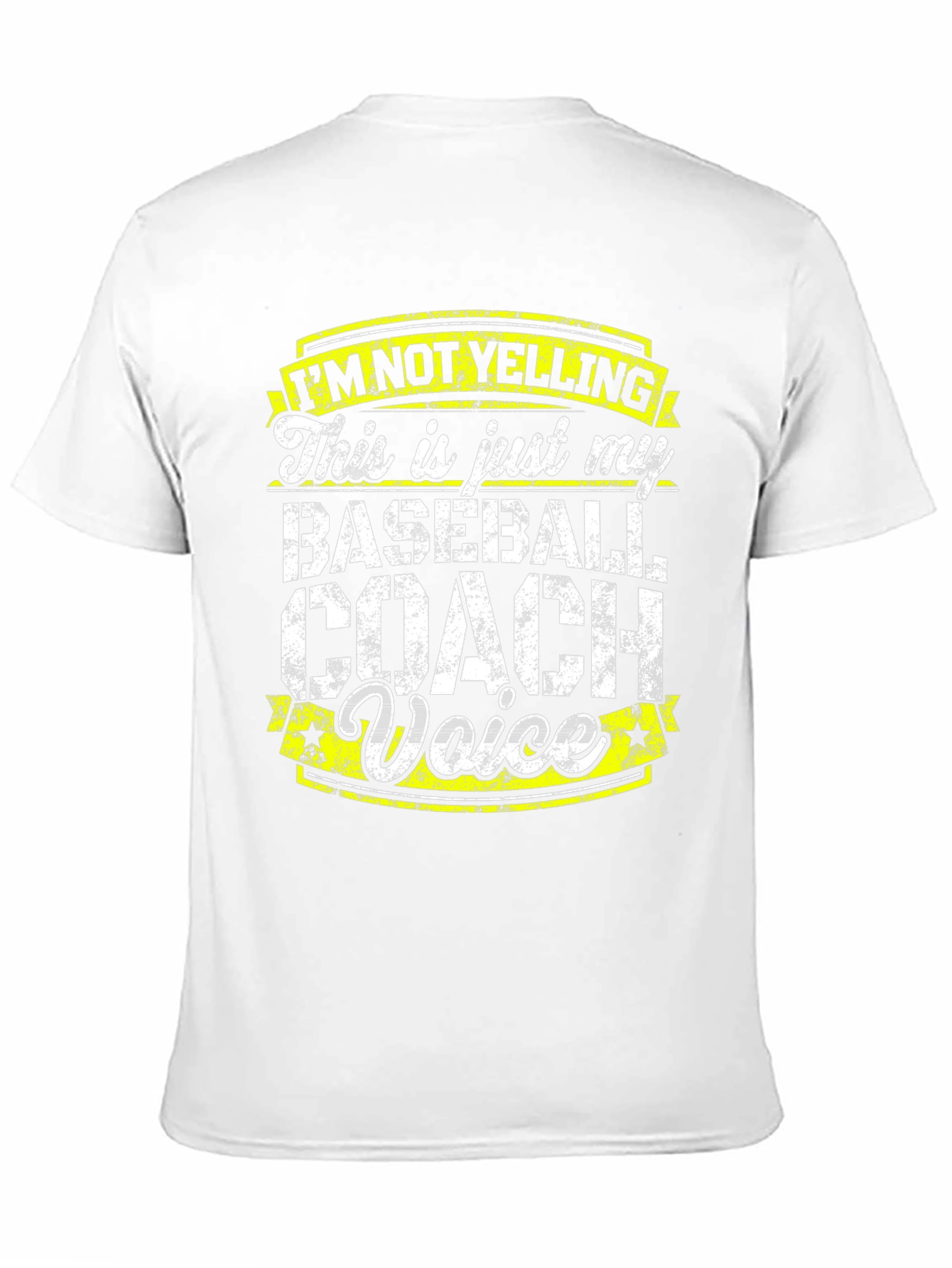 Baseball Coach Voice Graphic T-Shirt