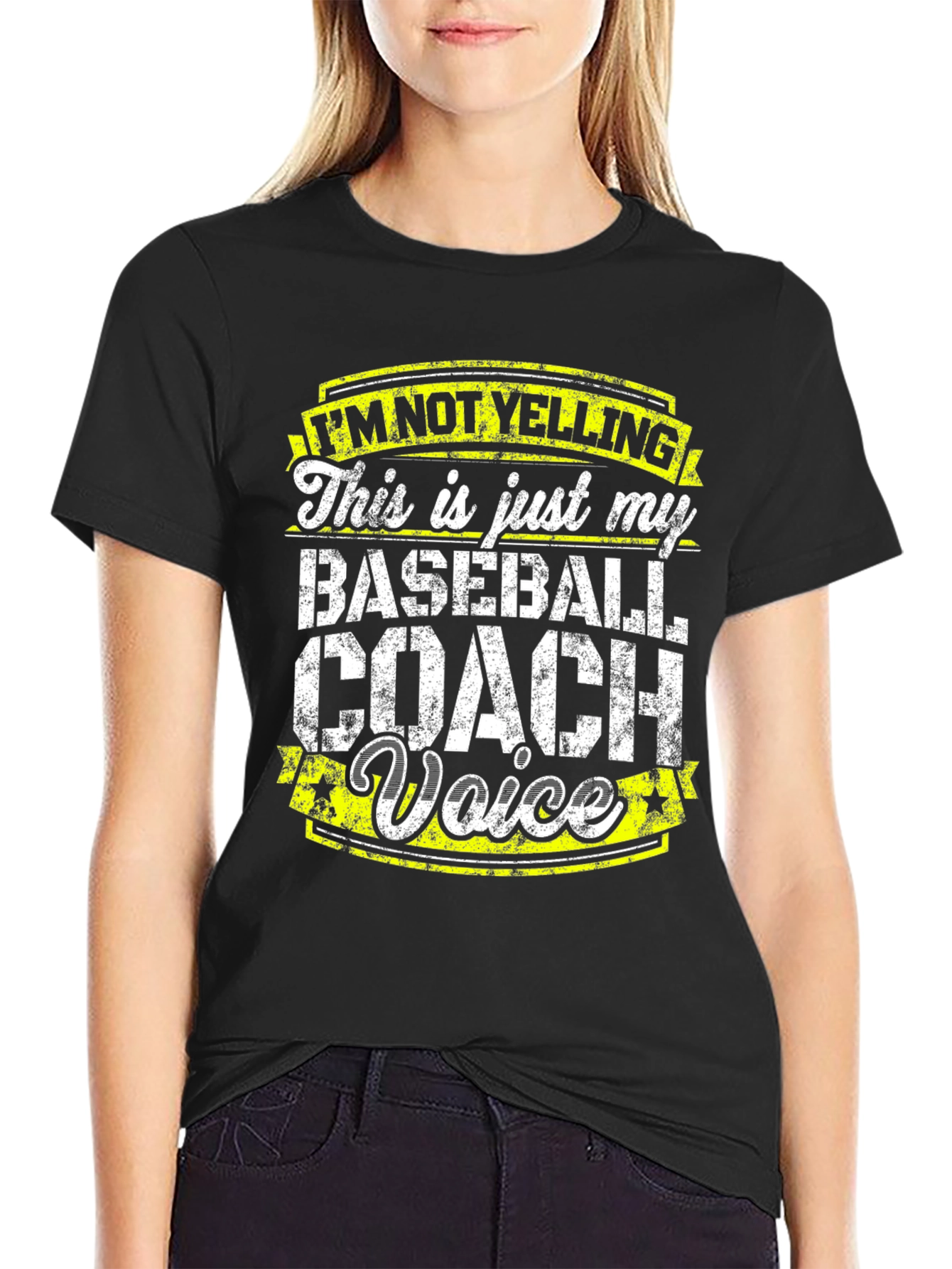 Baseball Coach Voice Graphic T-Shirt