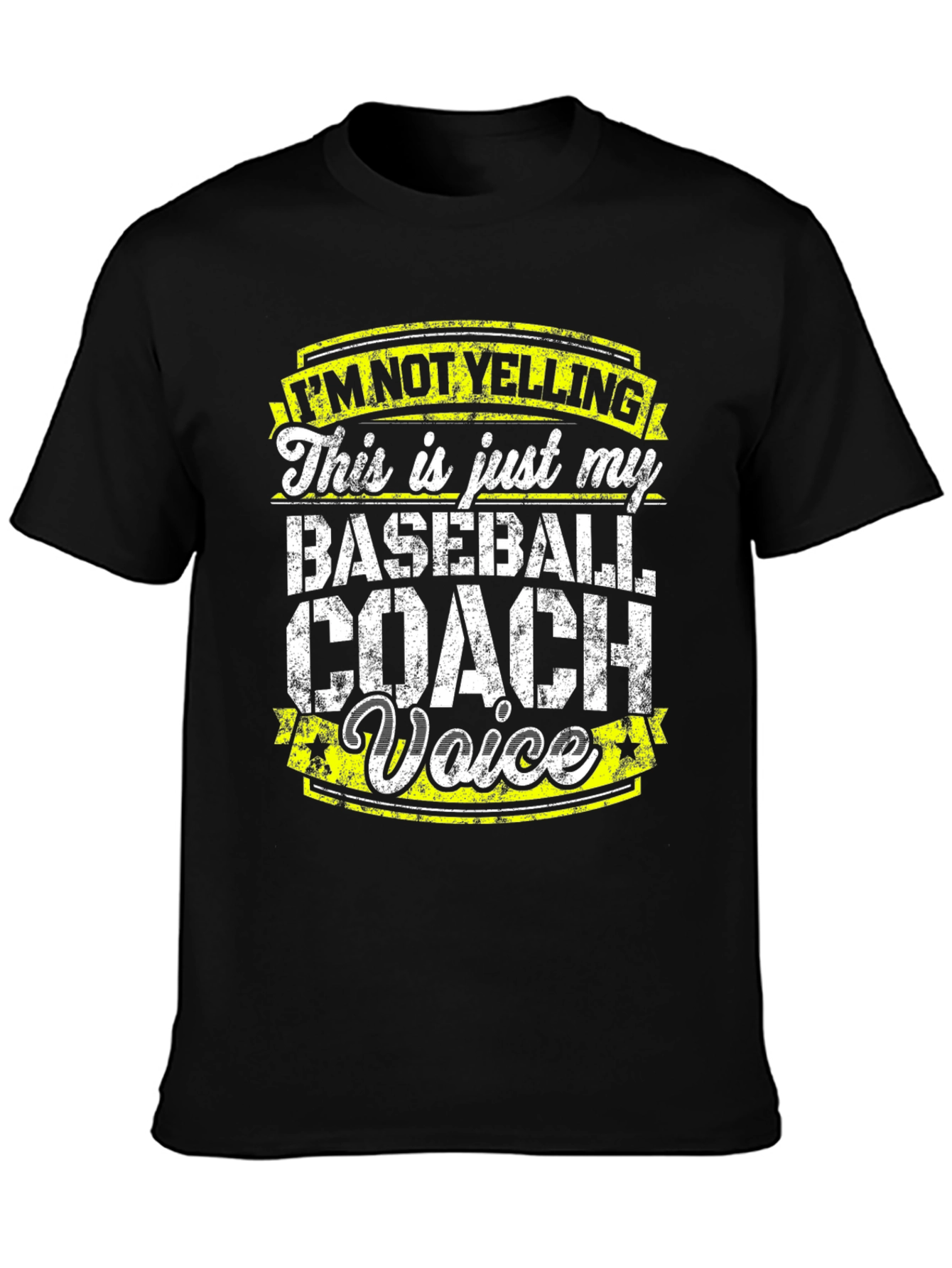 Baseball Coach Voice Graphic T-Shirt