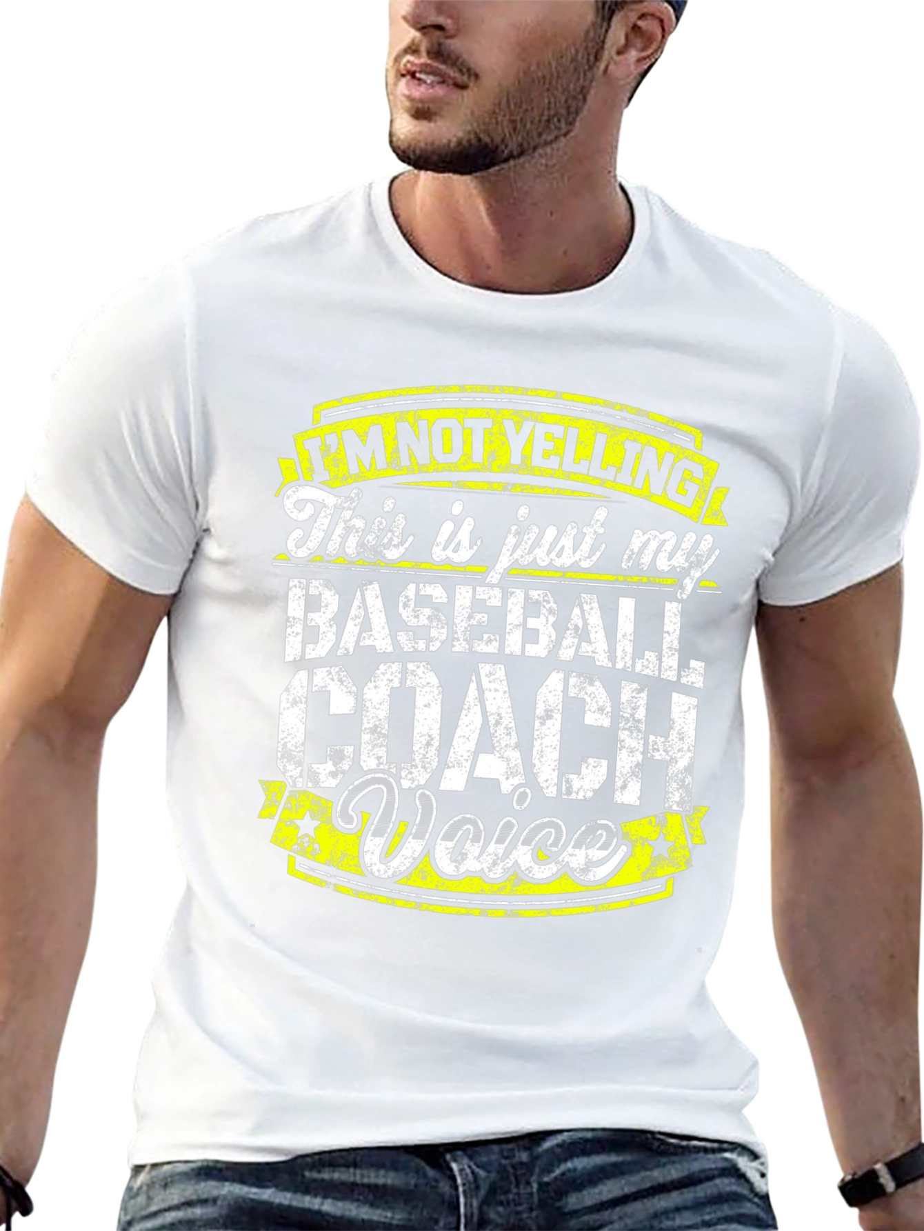 Baseball Coach Voice Graphic T-Shirt
