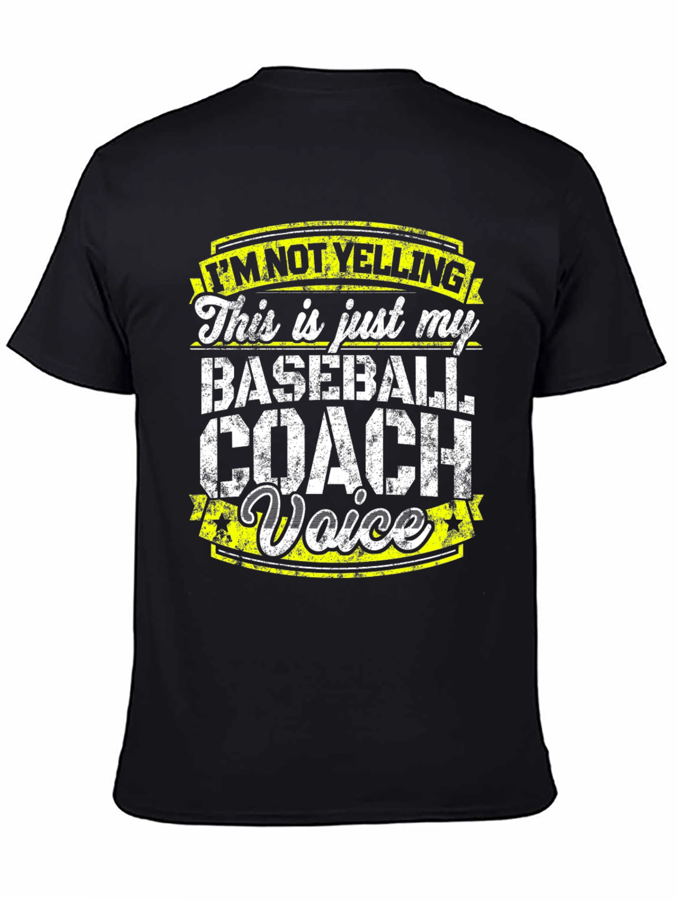 Baseball Coach Voice Graphic T-Shirt