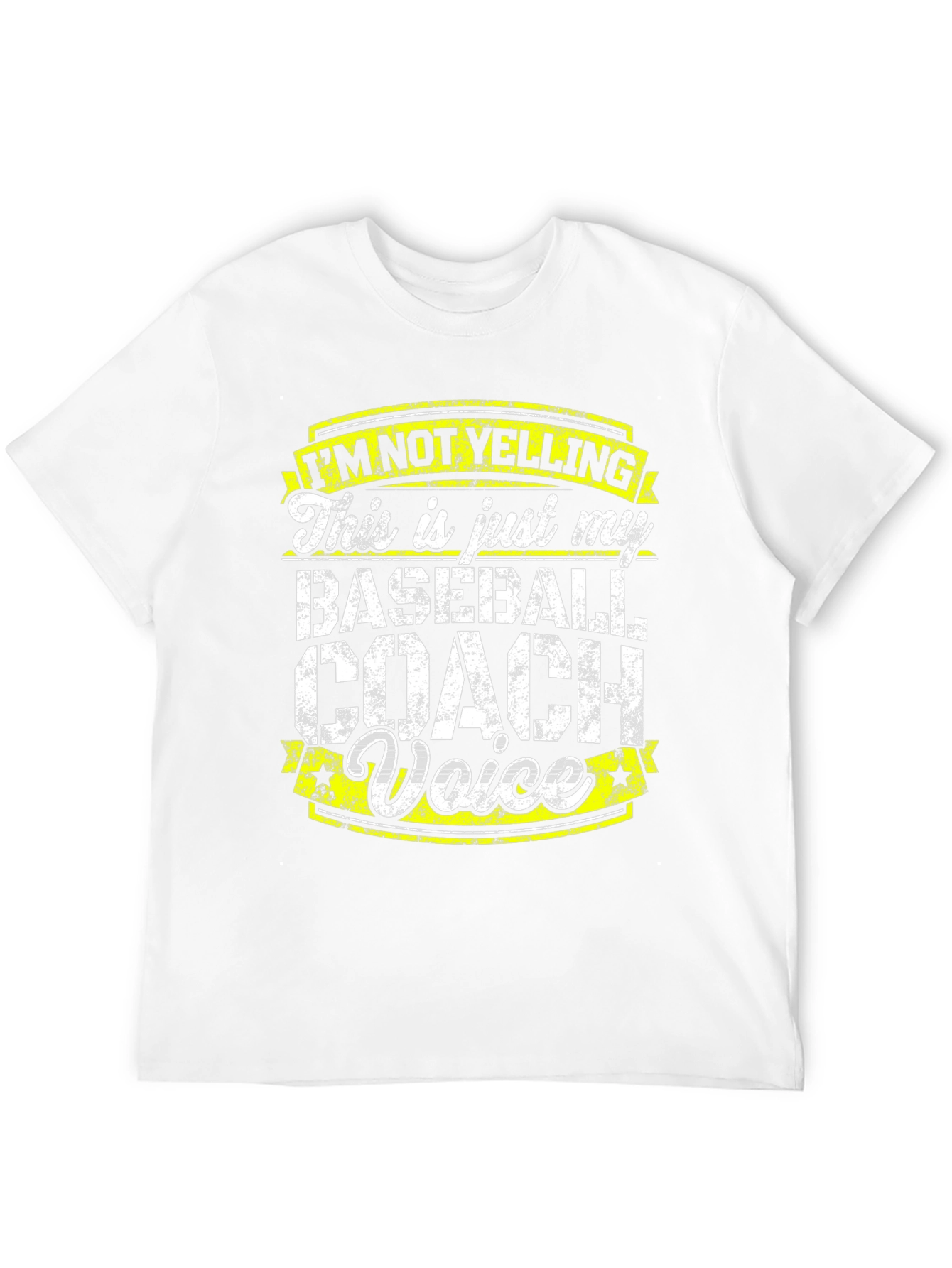 Baseball Coach Voice Graphic T-Shirt