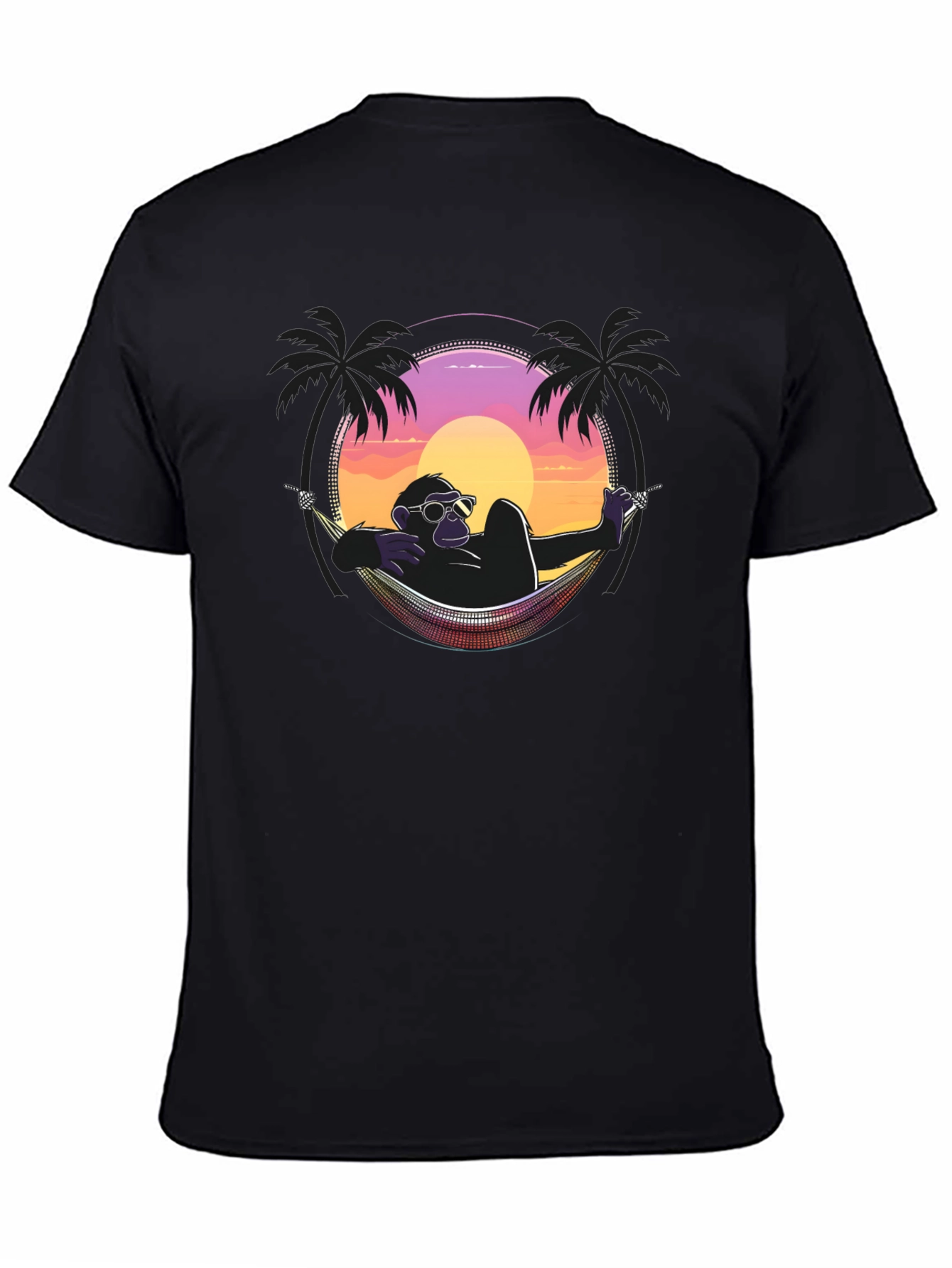 Relaxing Ape T-Shirt - Sunset Vibes