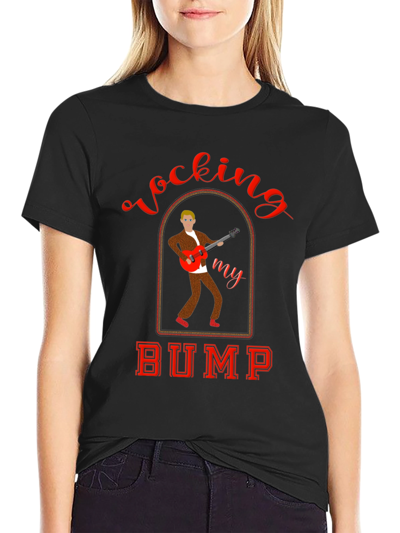 Rocking My Bump Graphic T-Shirt