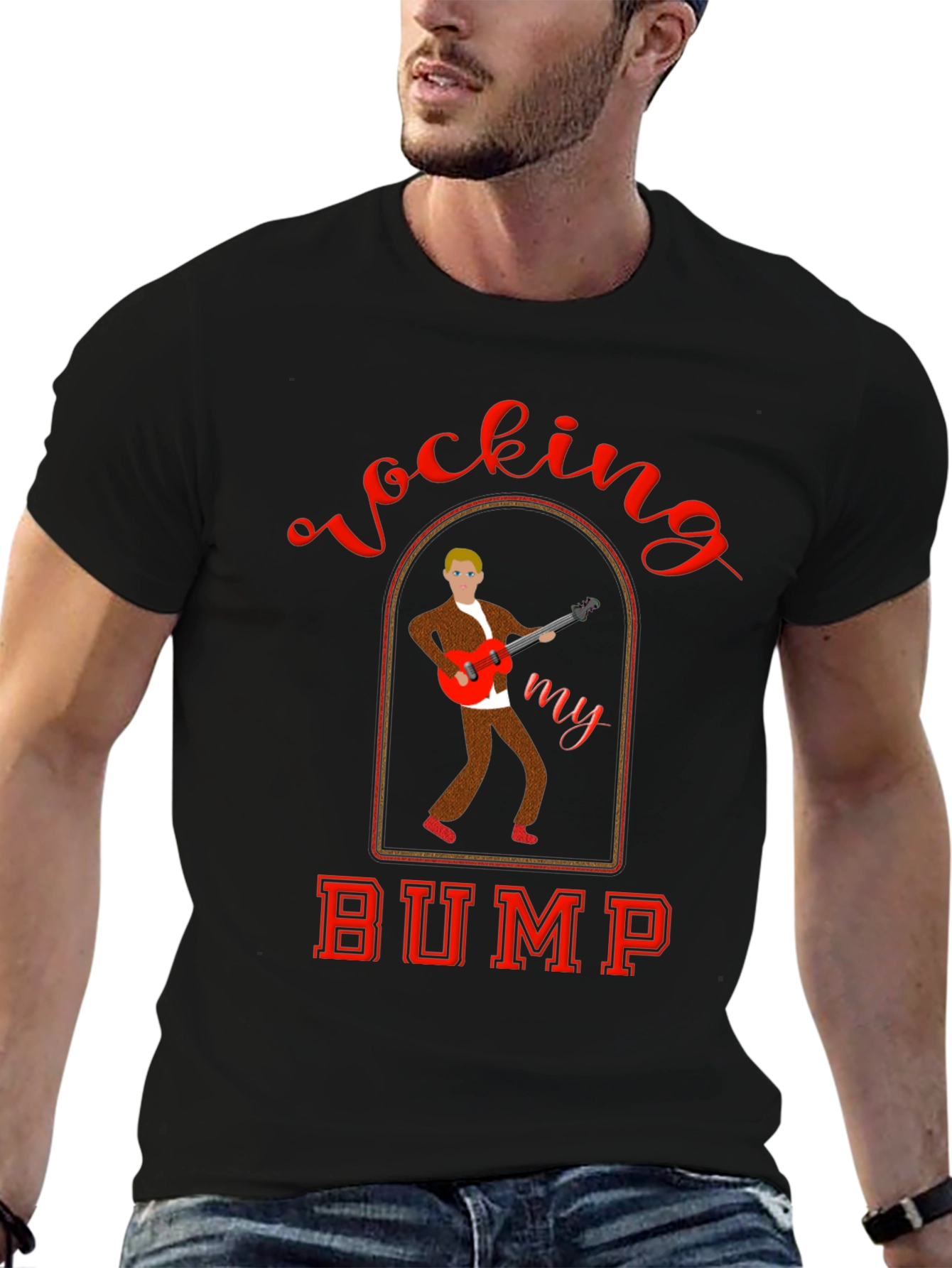 Rocking My Bump Graphic T-Shirt