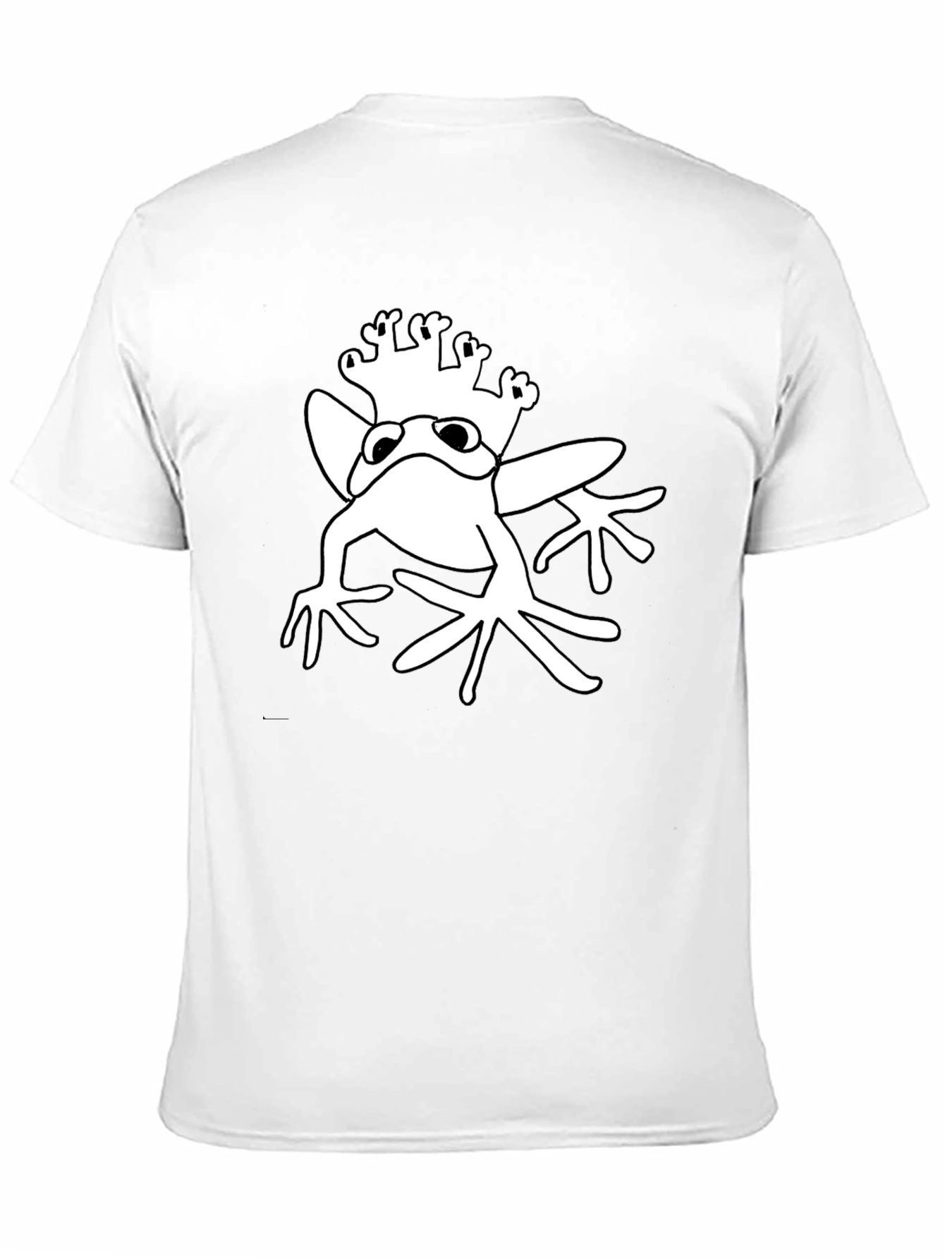 Frog Prince Graphic Tee - Black Cotton T-Shirt