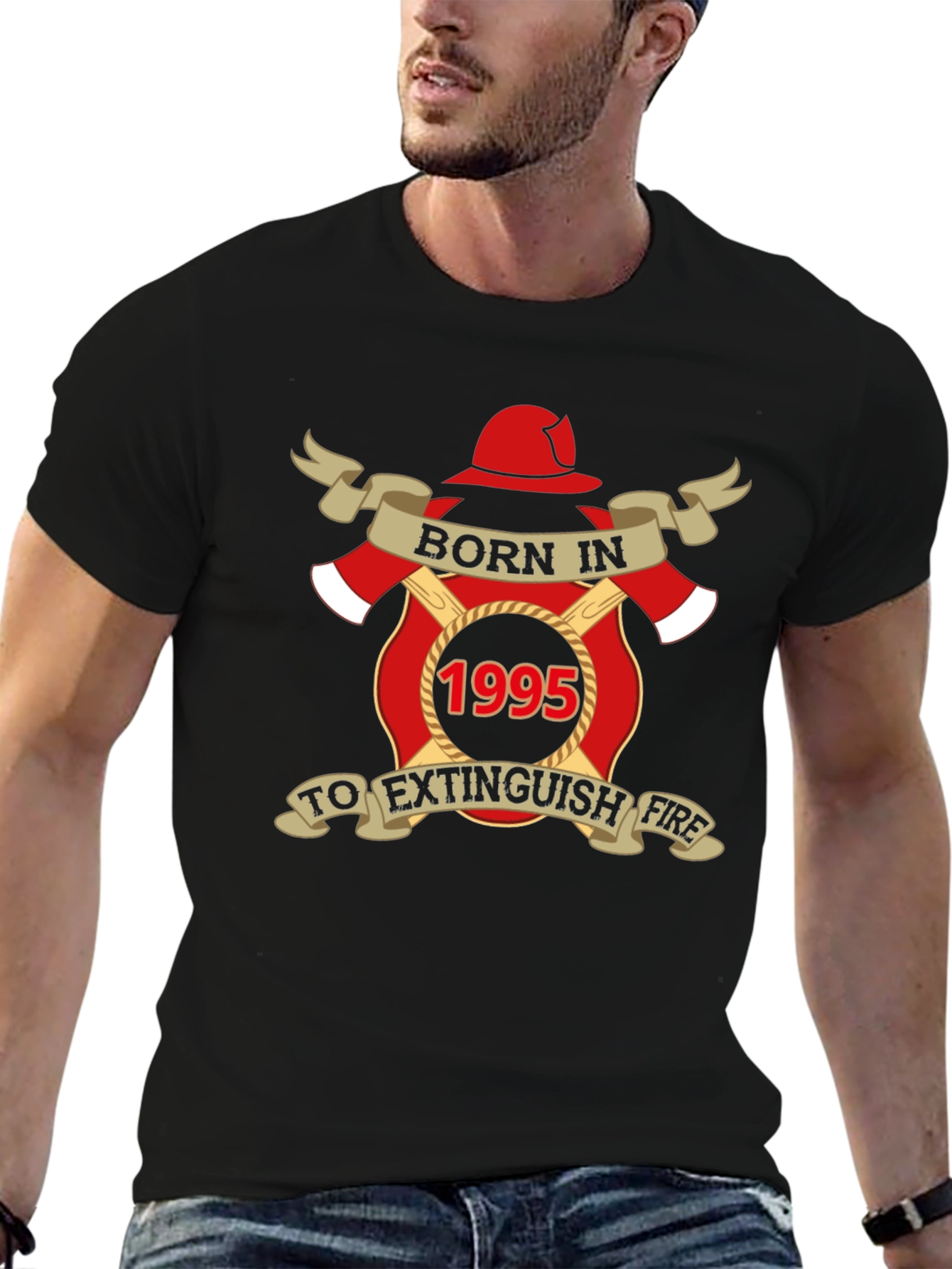 Born in 1995 Firefighter T-Shirt