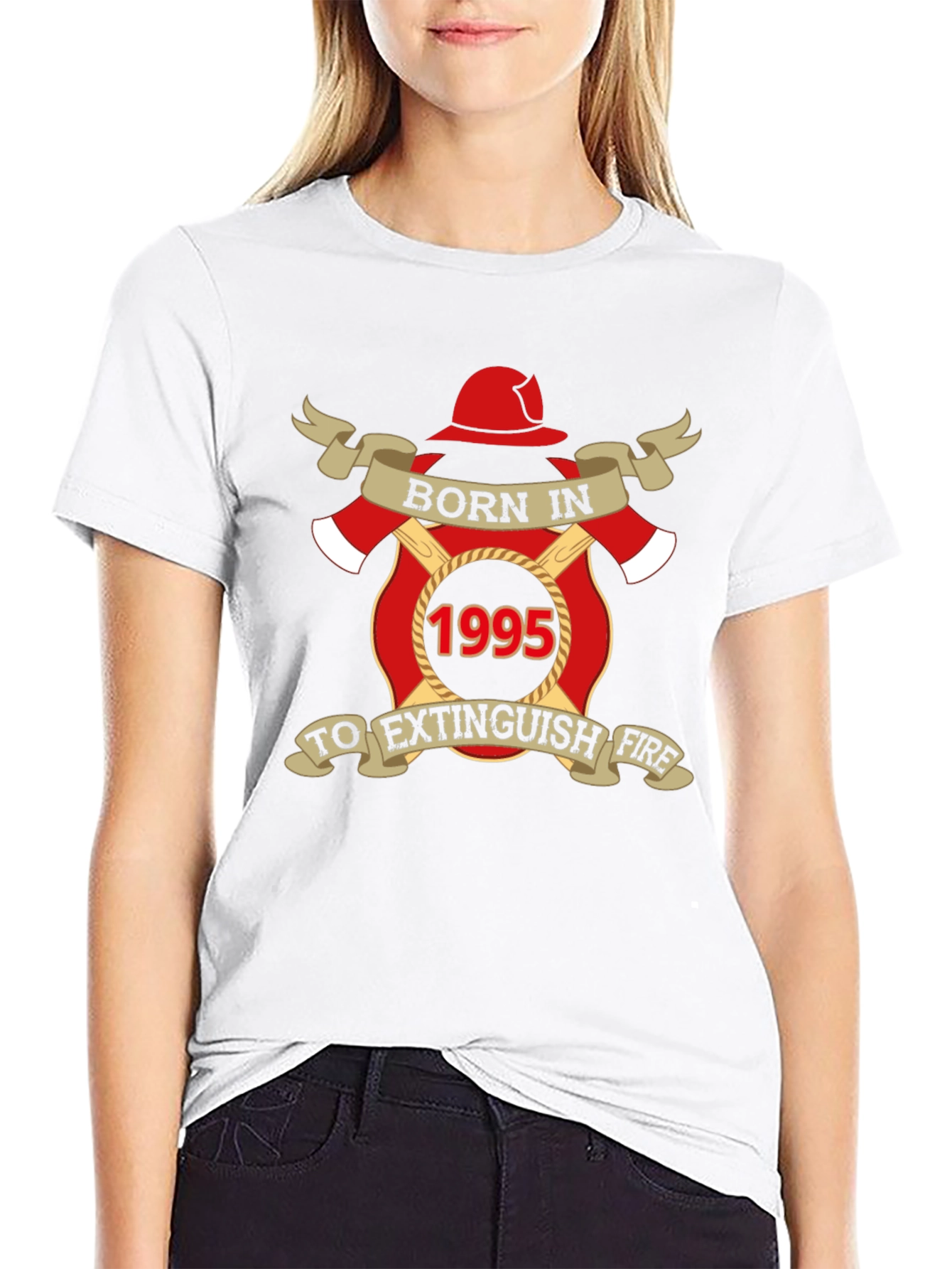 Born in 1995 Firefighter T-Shirt