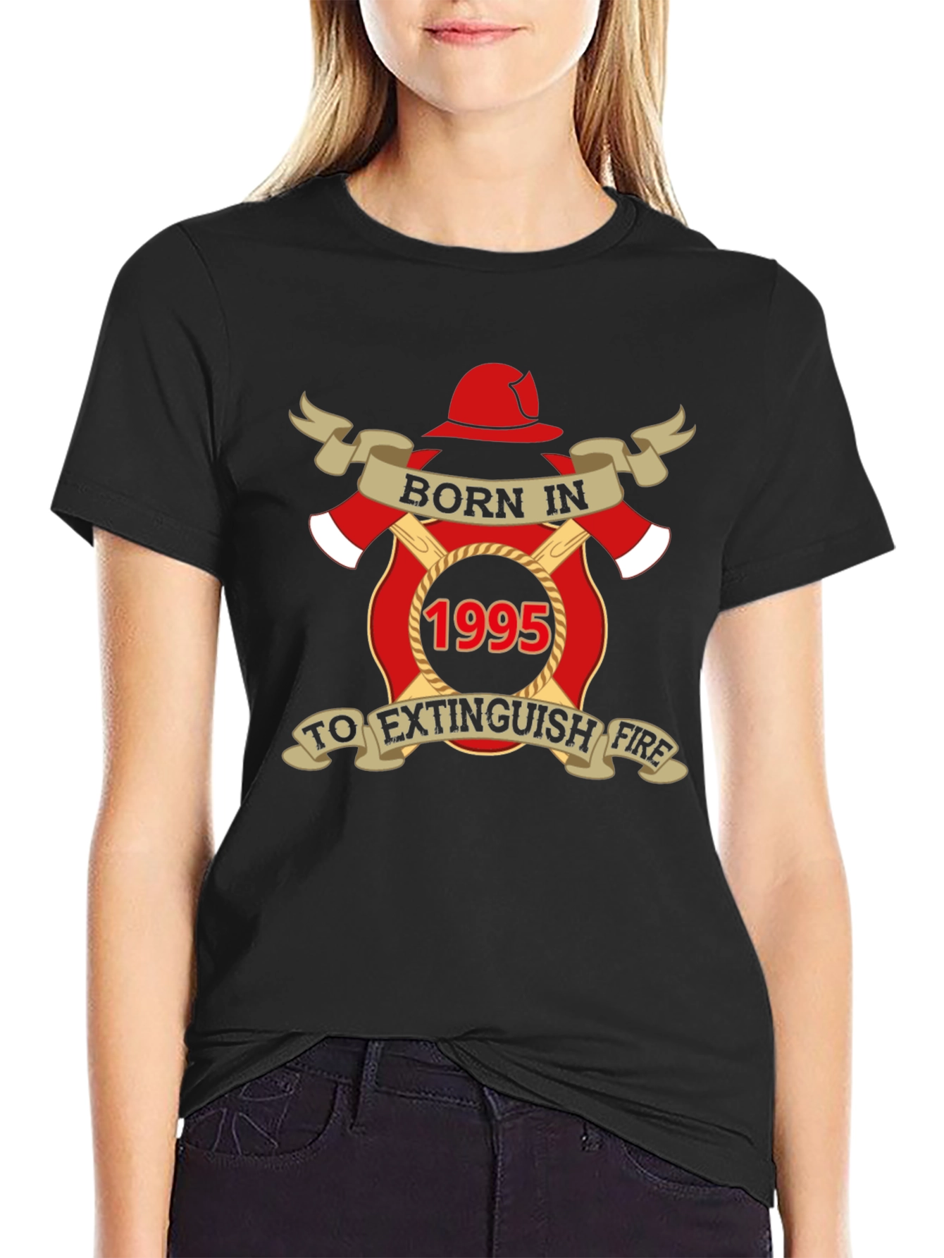 Born in 1995 Firefighter T-Shirt