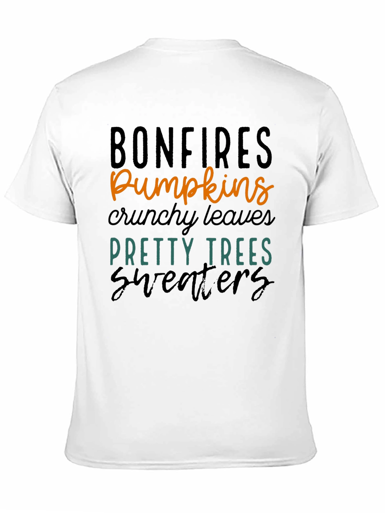 Bonfires Pumpkins Graphic T-Shirt