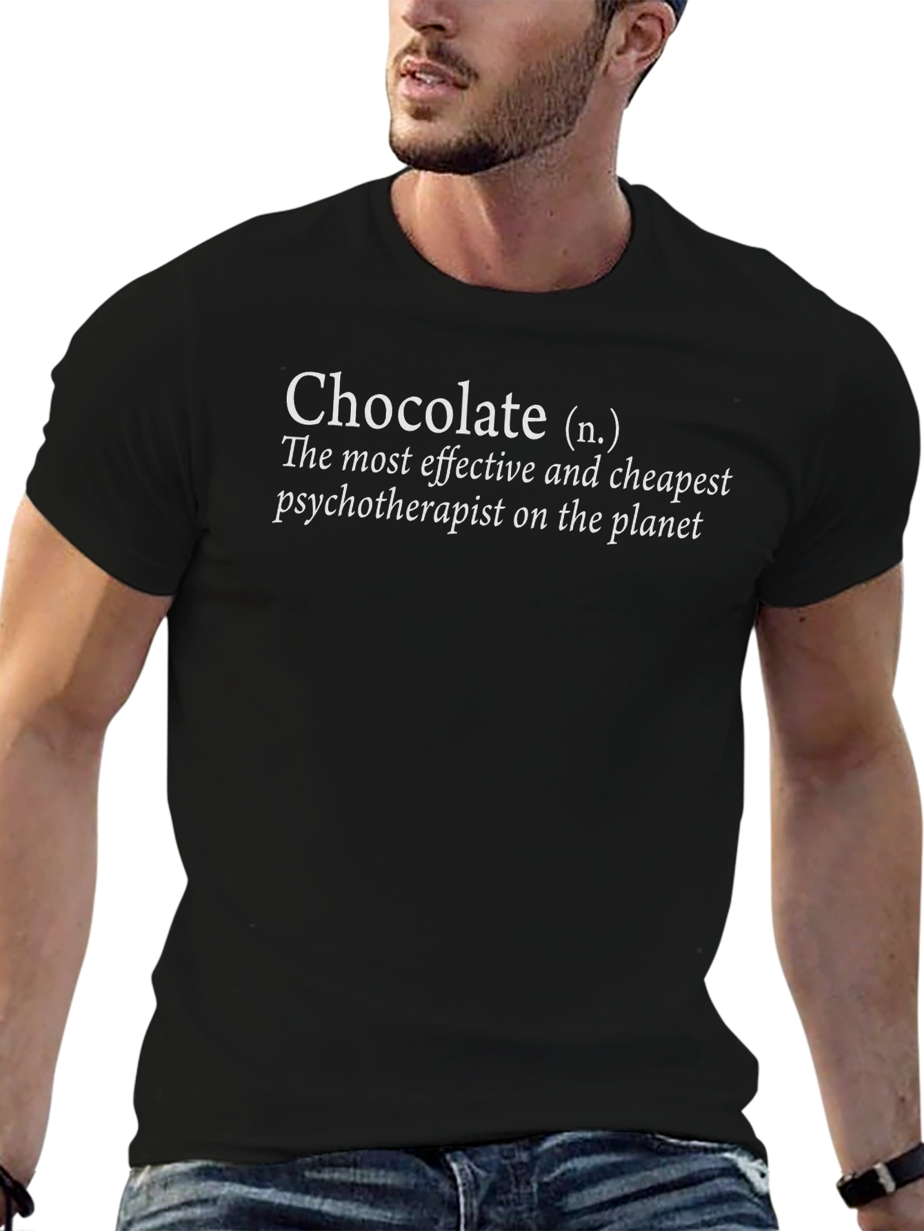 Chocolate Psychotherapist Graphic T-Shirt
