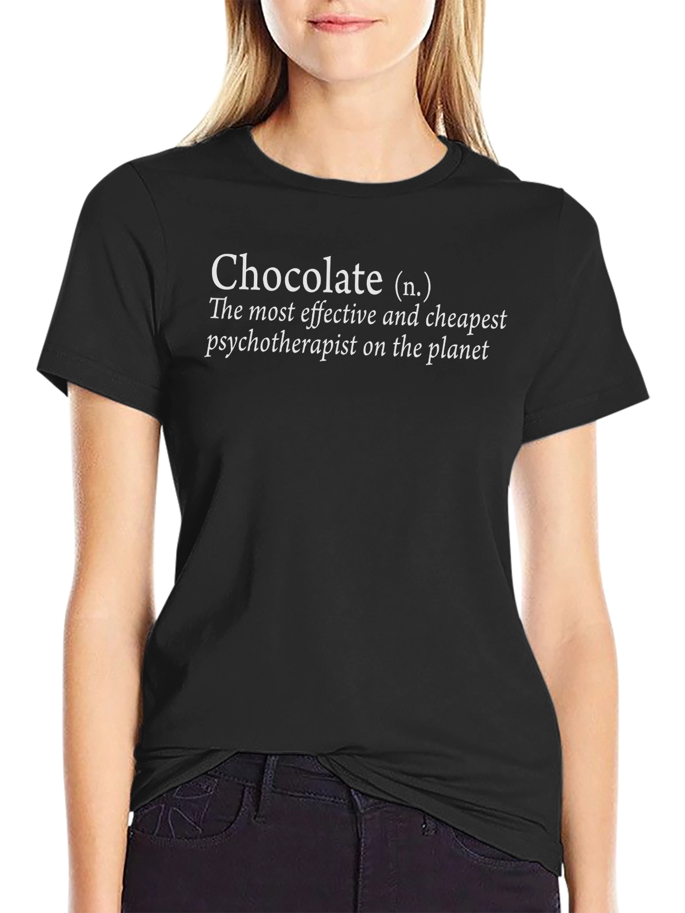 Chocolate Psychotherapist Graphic T-Shirt