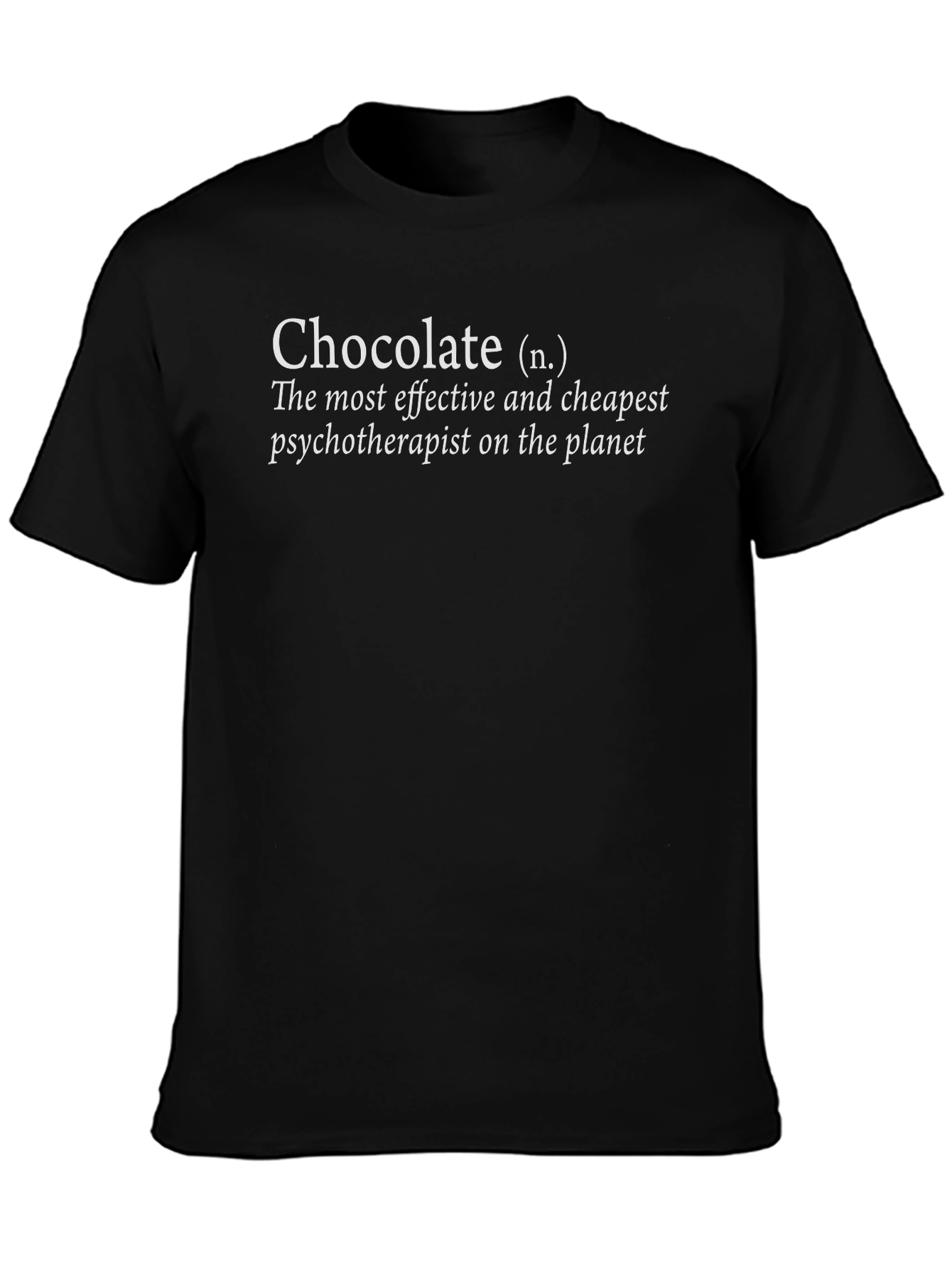 Chocolate Psychotherapist Graphic T-Shirt