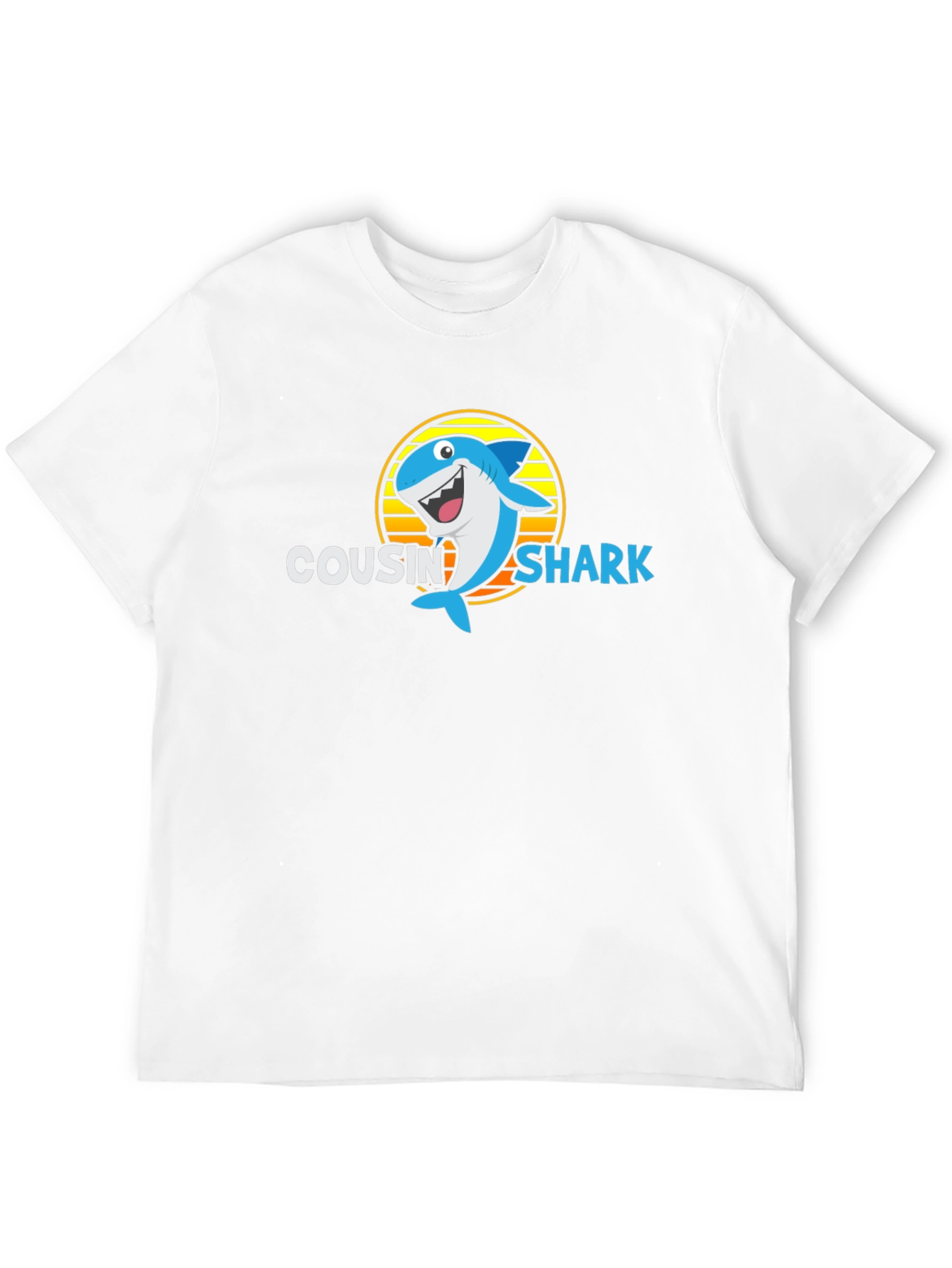Cousin Shark Graphic Tee - Family Matching T-Shirt