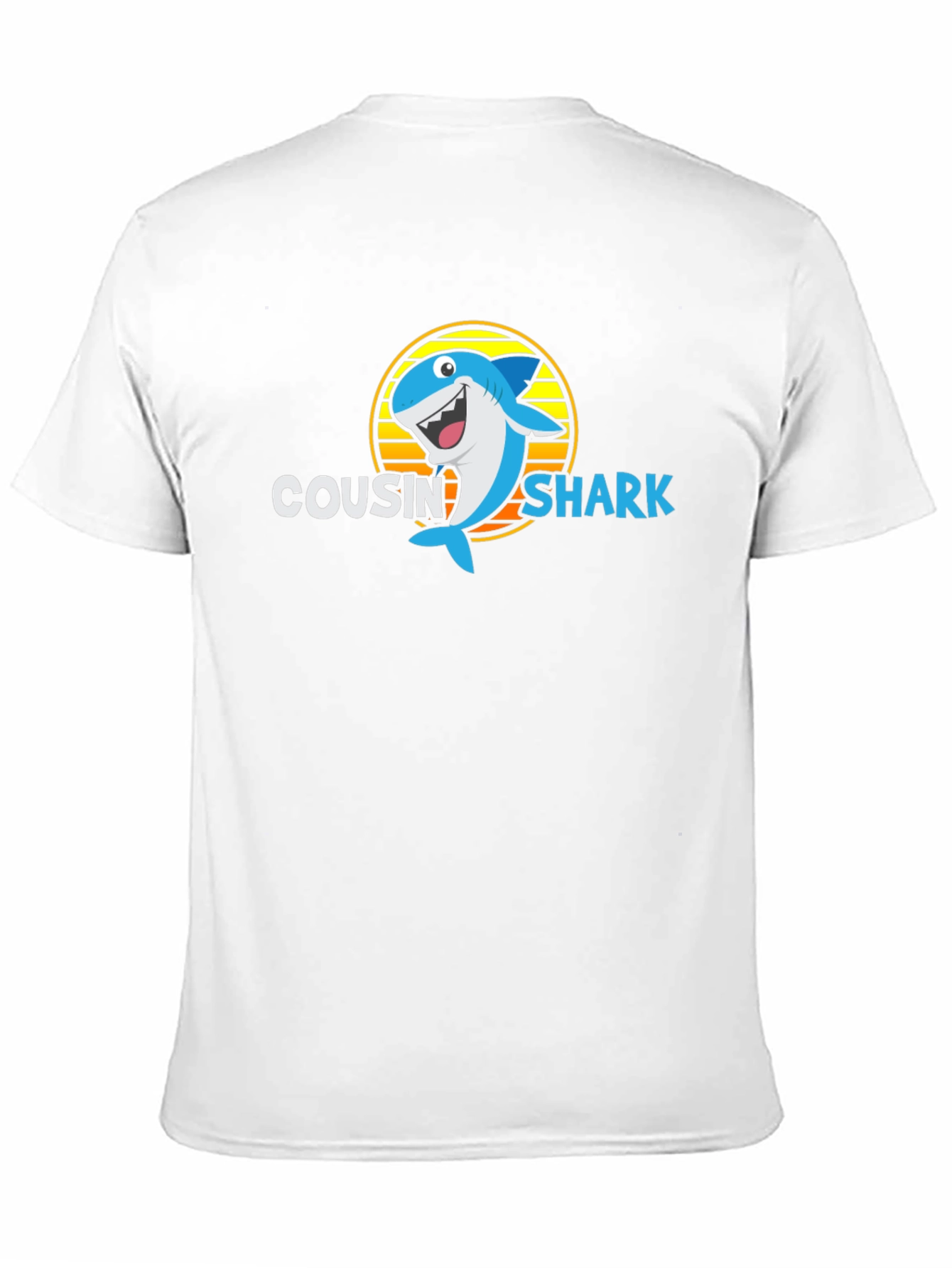 Cousin Shark Graphic Tee - Family Matching T-Shirt